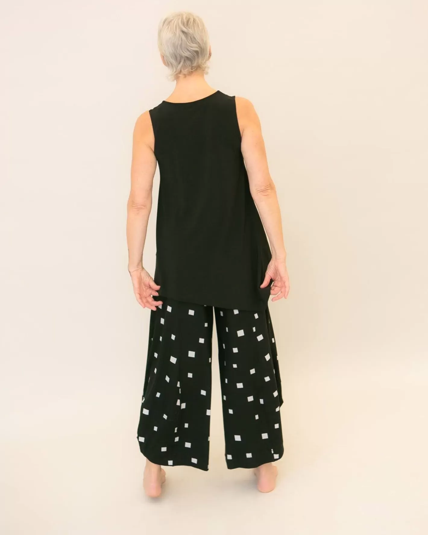 Abby Punto Pants, Squares-ALEMBIKA Sale