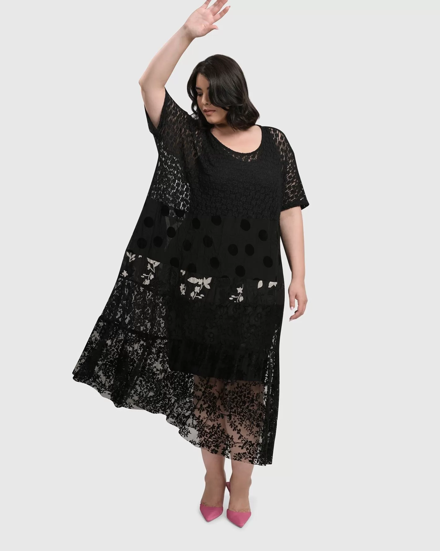 Adaline Dress, Lace-ALEMBIKA Hot