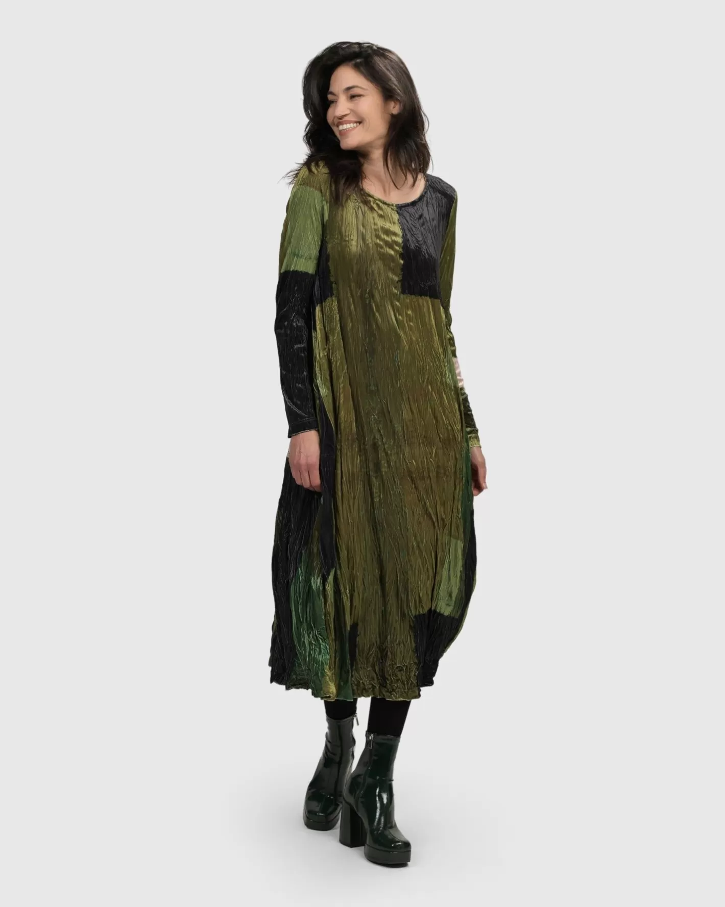 Al Fresco Maxi Dress, Olive-ALEMBIKA Best Sale