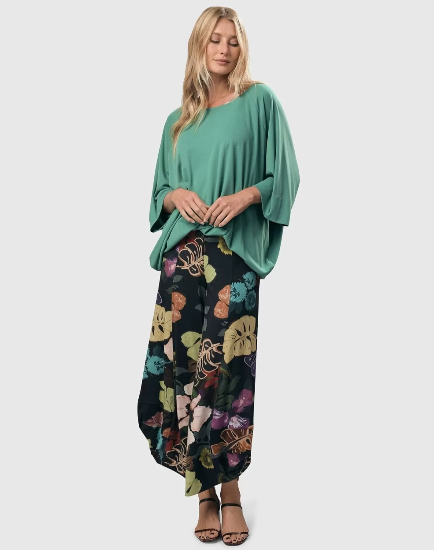 Bali Punto Pants, Leaves Multi-ALEMBIKA Best