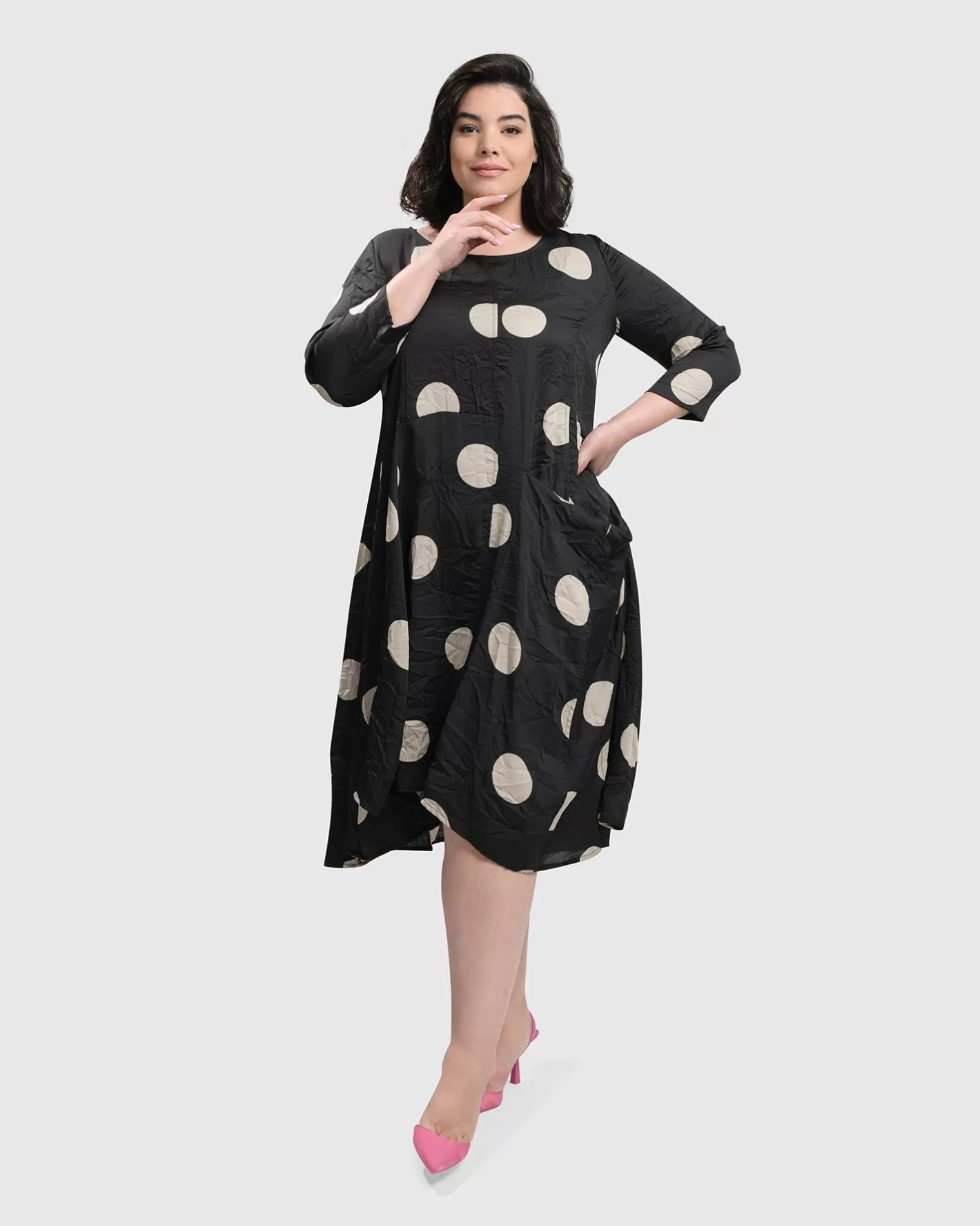 Bold Dot, Wonderful Dress, Moon-ALEMBIKA Clearance