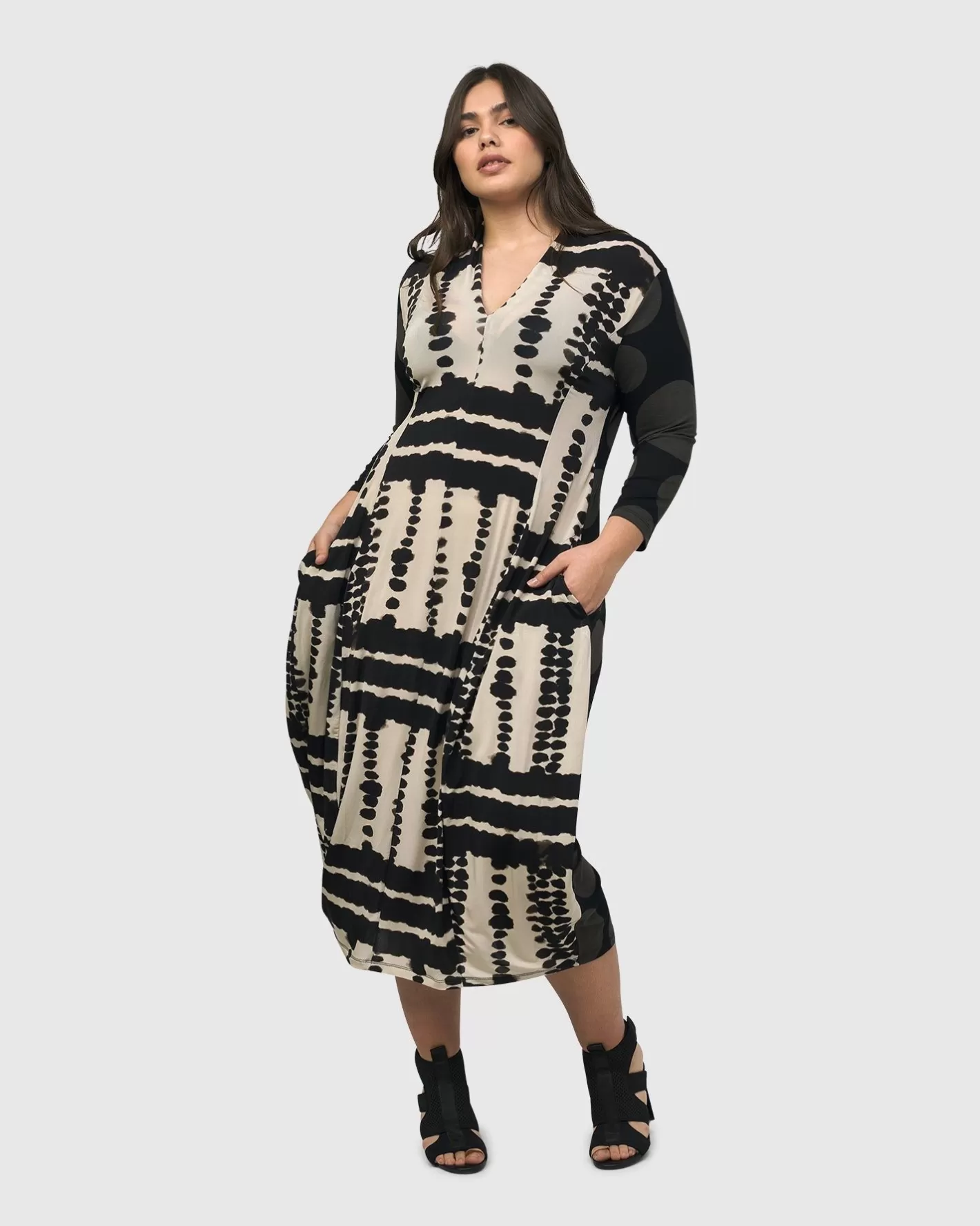 Chicha Cocoon Dress, Savanna-ALEMBIKA Cheap