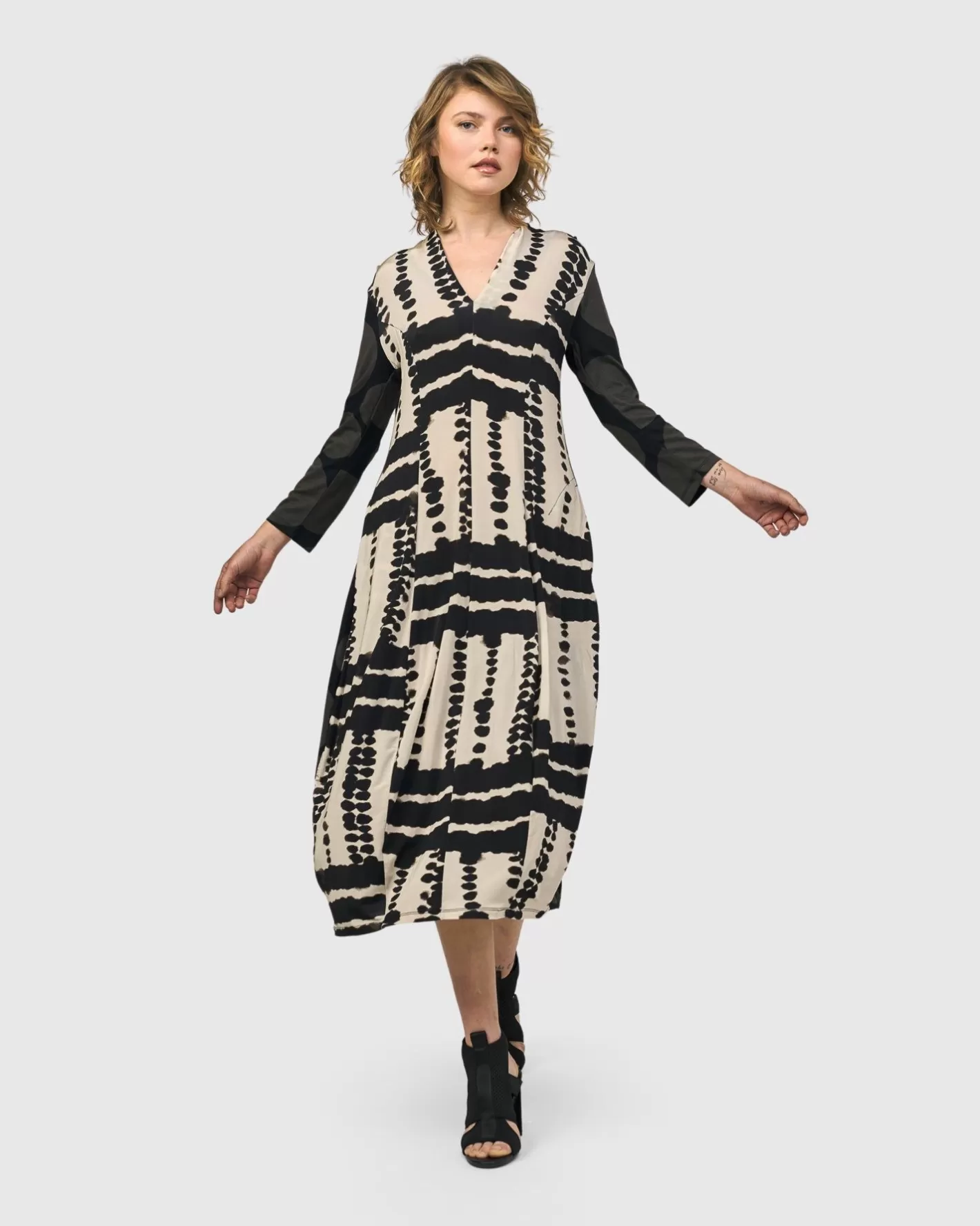 Chicha Cocoon Dress, Savanna-ALEMBIKA Cheap