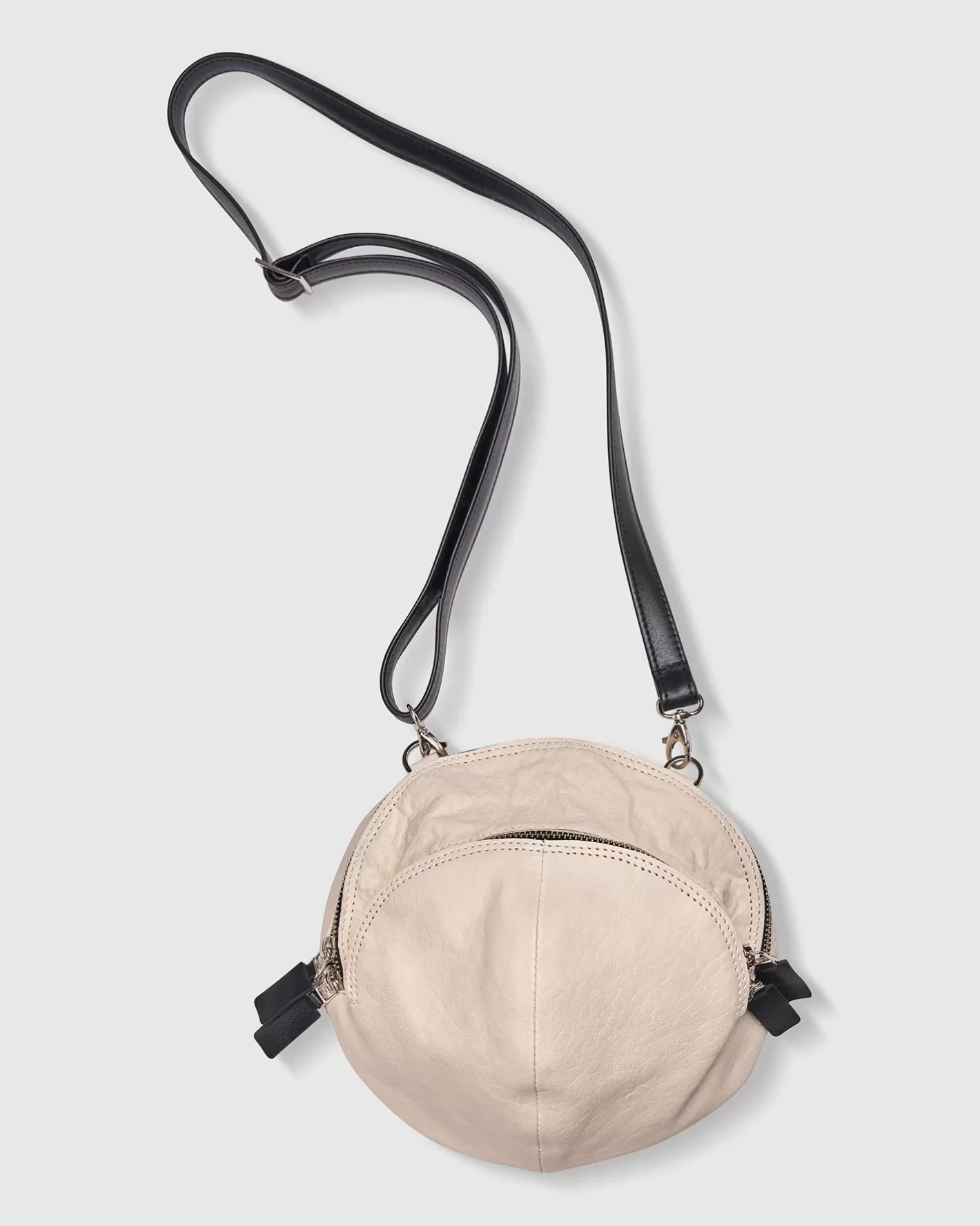 Circle Canteen Bag, Ivory-ALEMBIKA Best Sale