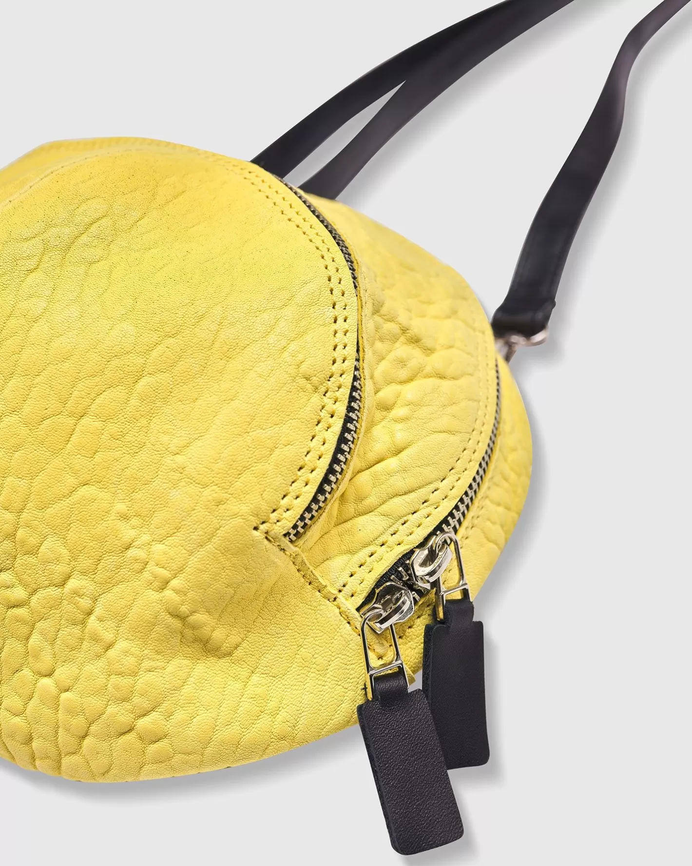 Circle Canteen Bag, Yellow-ALEMBIKA Fashion