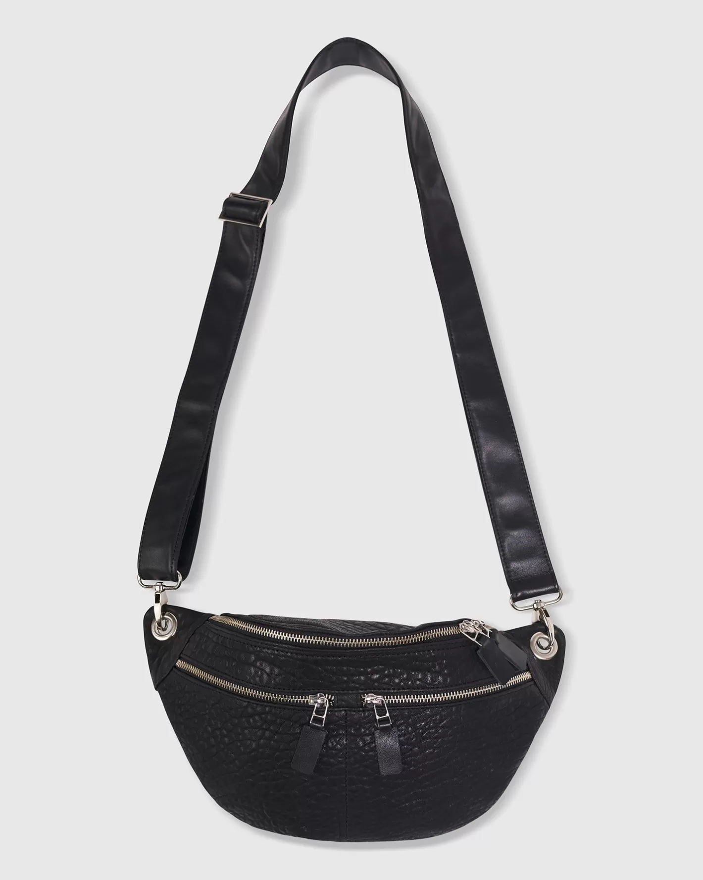 Crossbody Sling Bag, Black Strap-ALEMBIKA Clearance