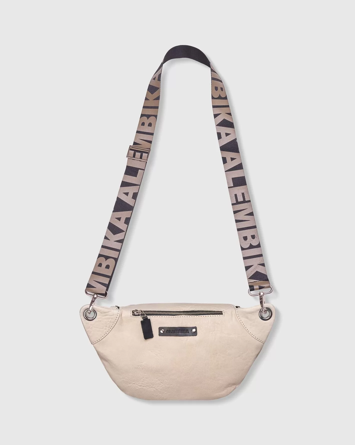 Crossbody Sling Bag, Ivory-ALEMBIKA Fashion