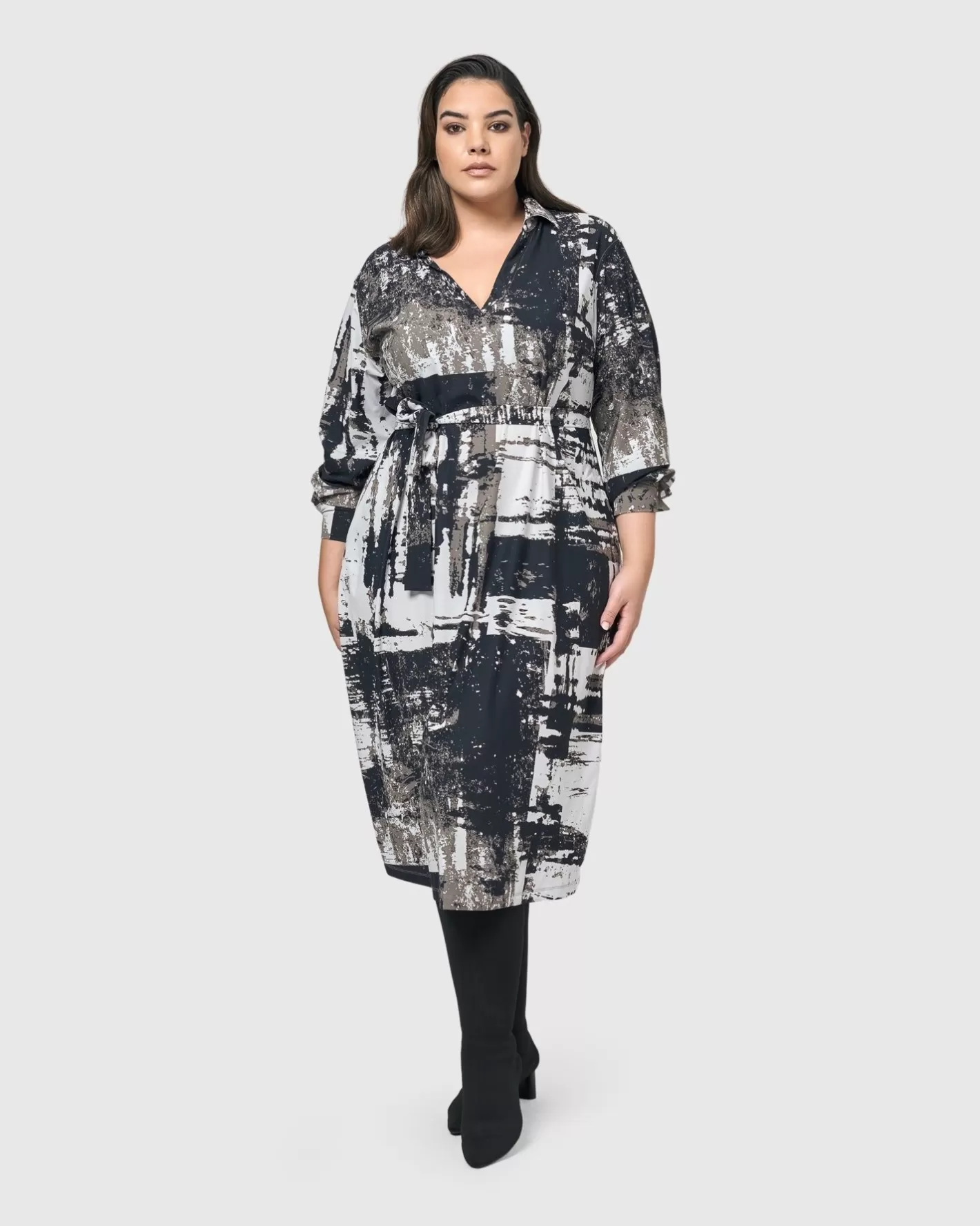 Digi Midi Dress, Marble-ALEMBIKA Online