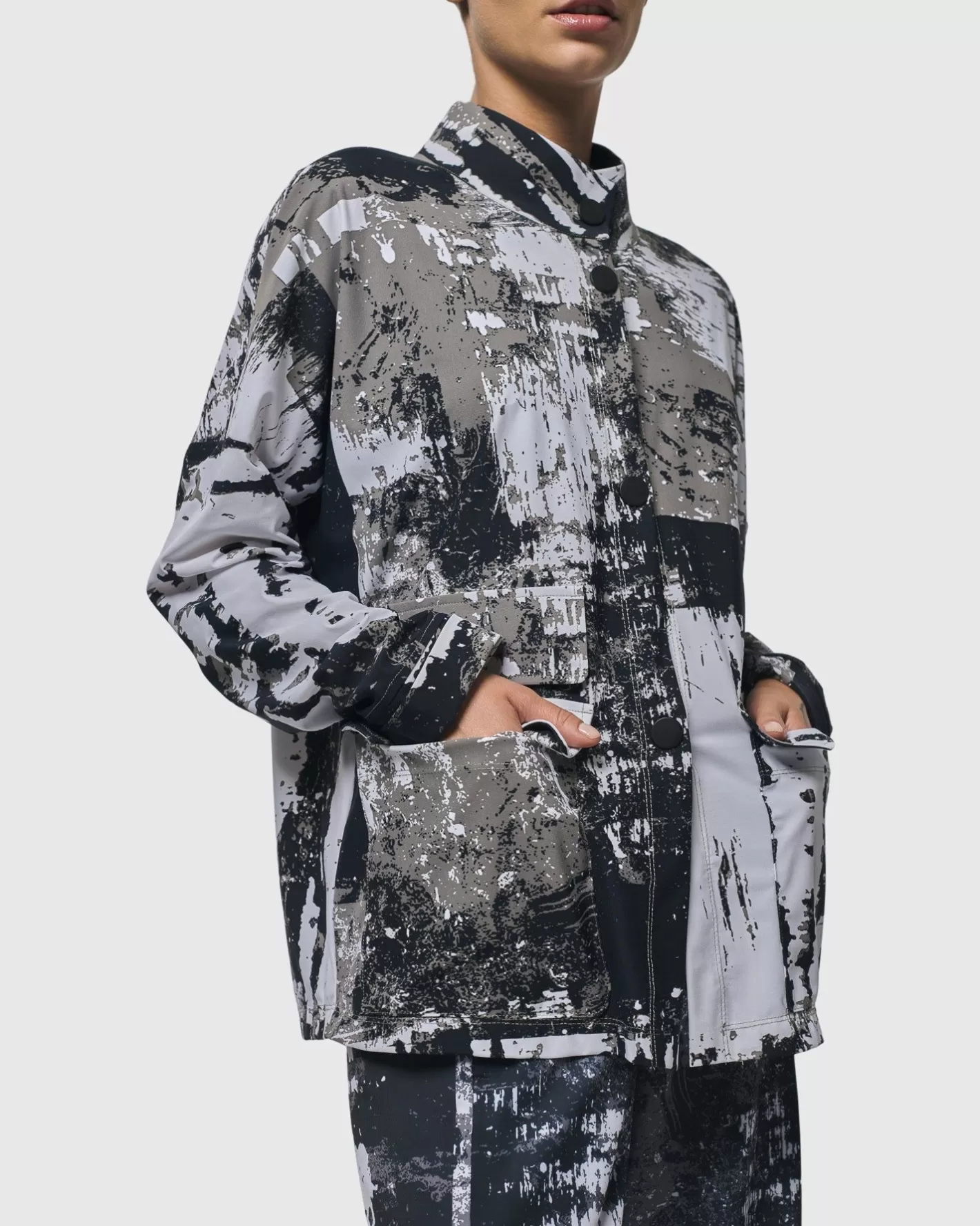 Digi Tech Jacket, Marble-ALEMBIKA Sale