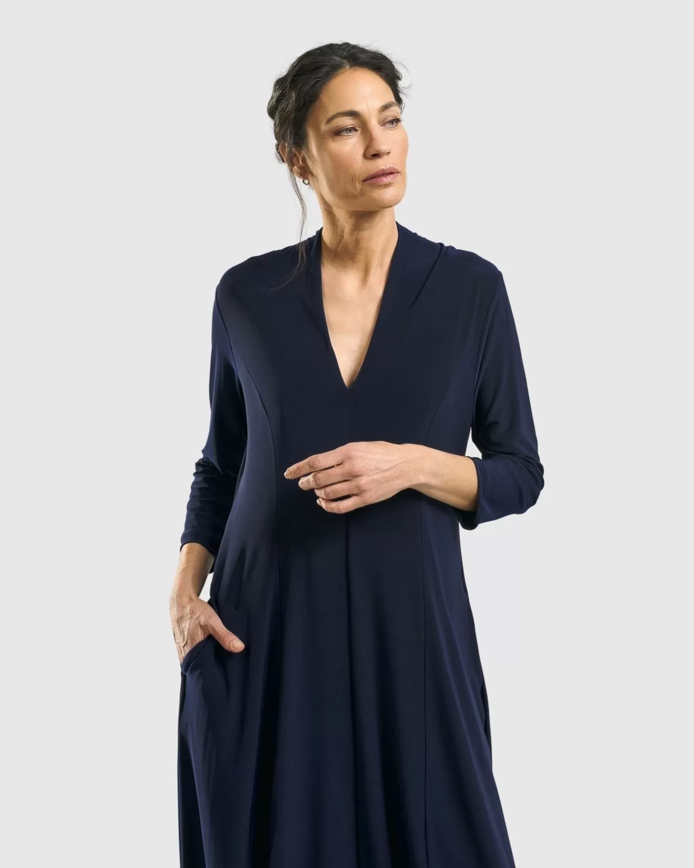 Essential Cocoon Dress, Night-ALEMBIKA Best Sale