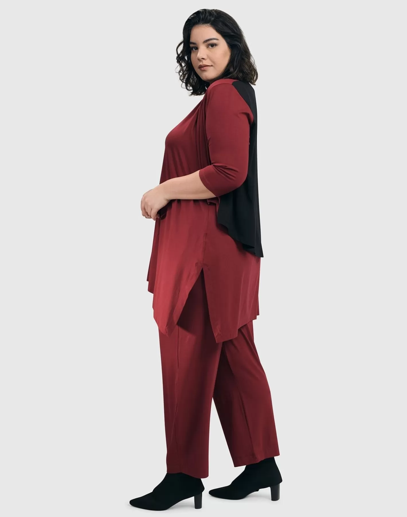 Essential Flow Pants, Plum-ALEMBIKA Best