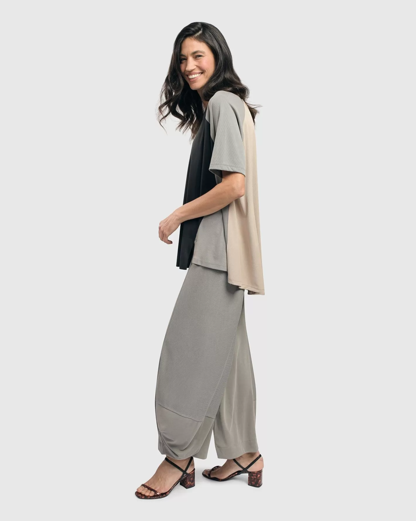 Essential Go-To Punto Pants, Fog-ALEMBIKA Best