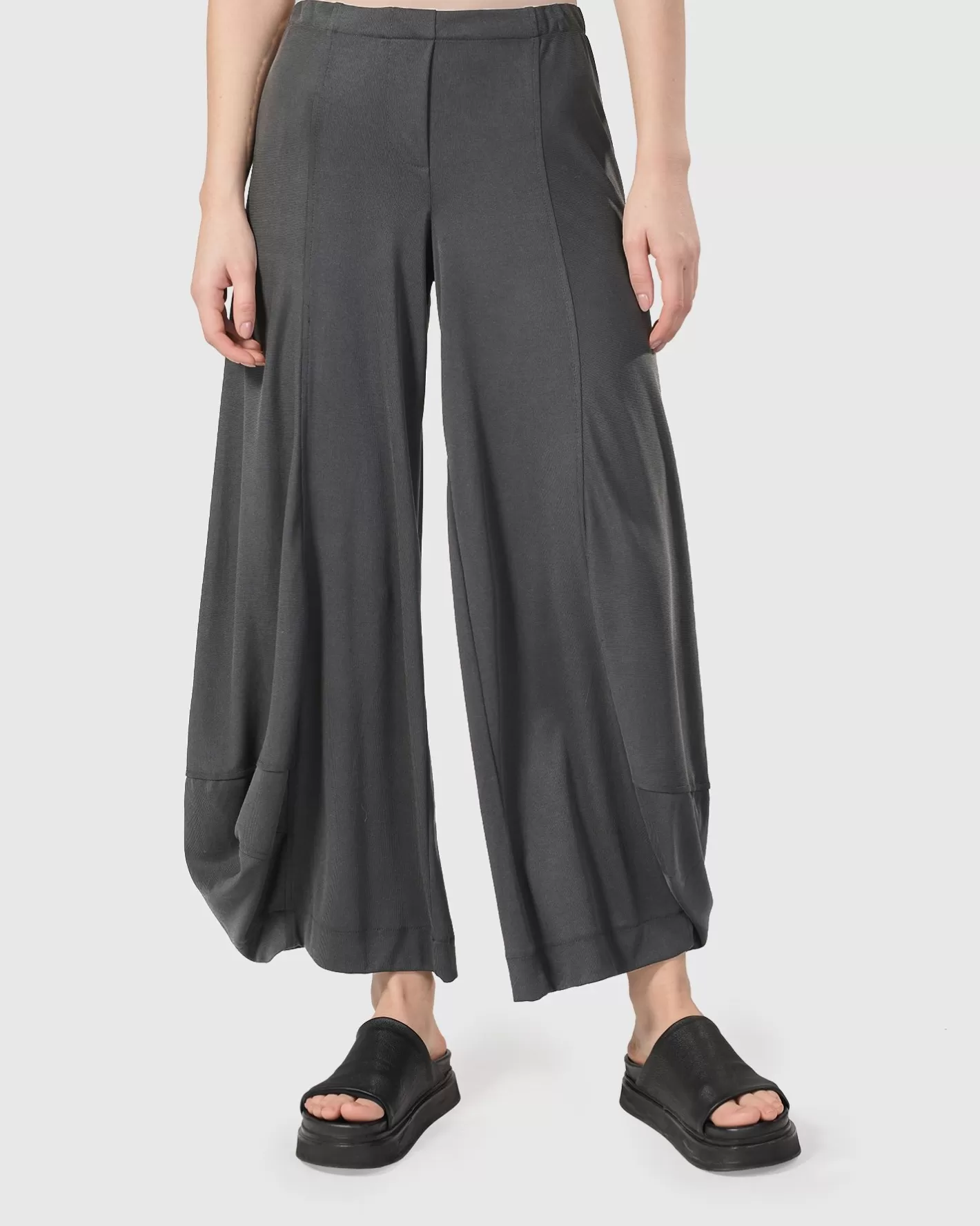 Essential Go-To Punto Pants, Grey-ALEMBIKA Shop