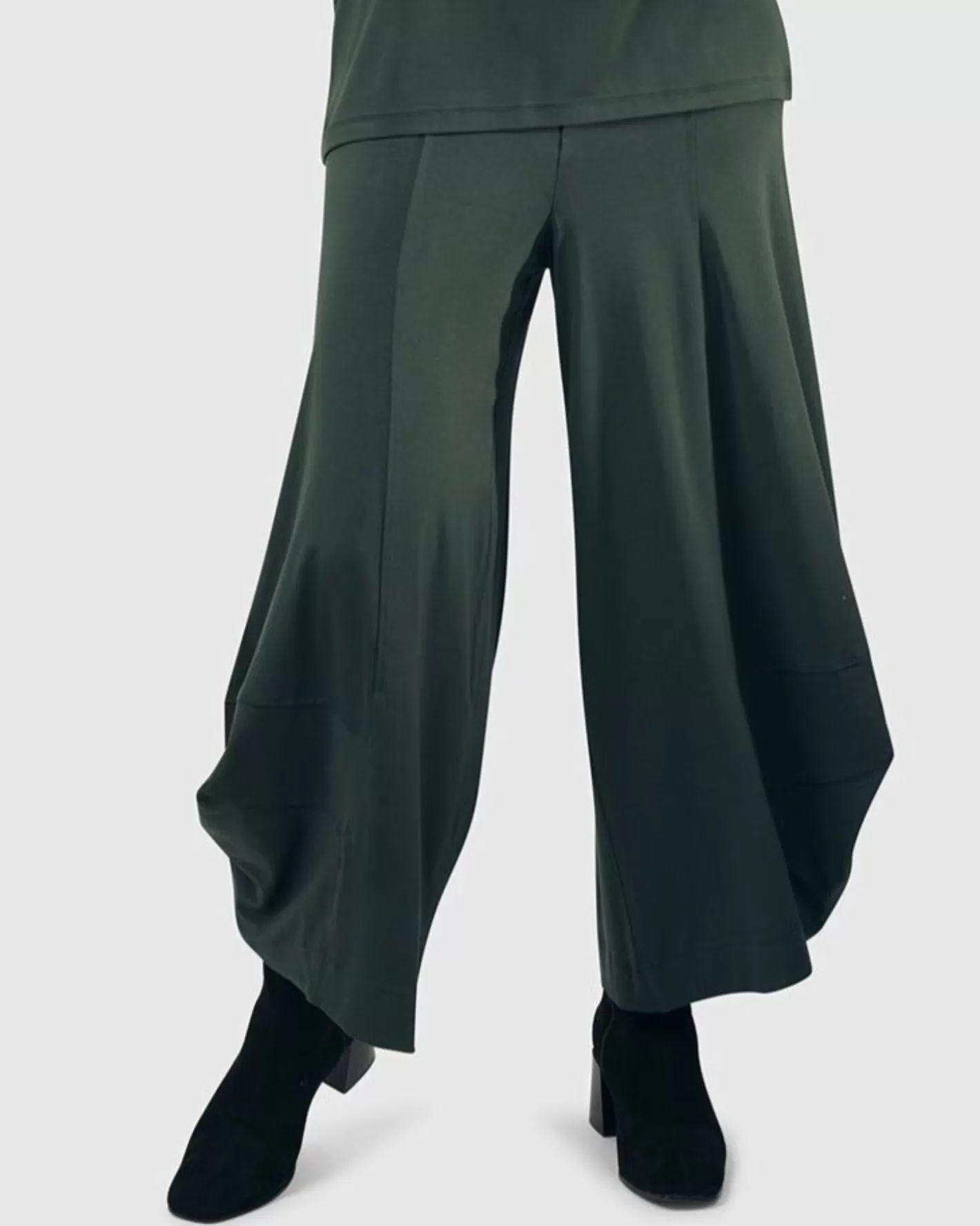 Essential Punto Pants, Green-ALEMBIKA Hot