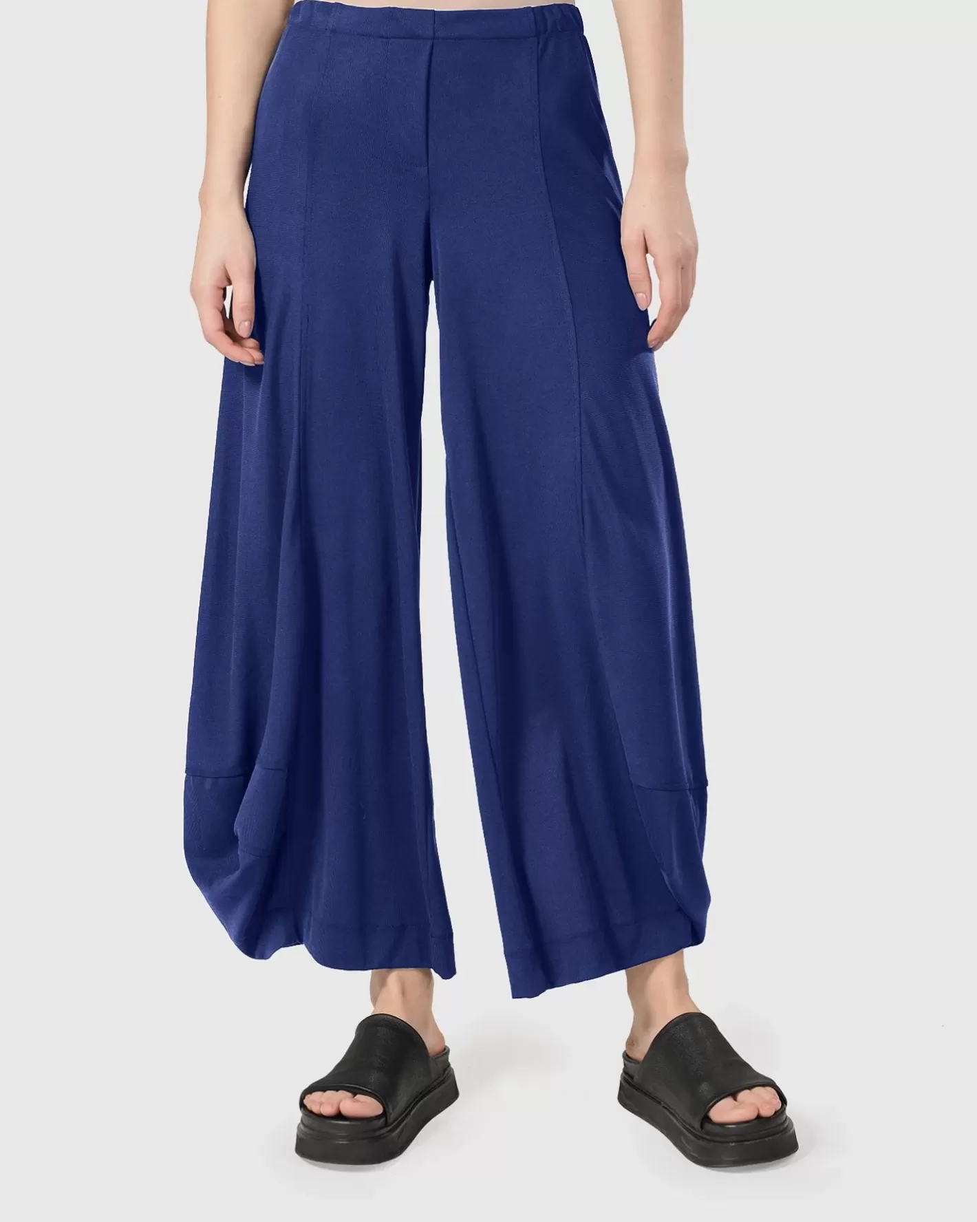 Essential Punto Pants, Royal Blue-ALEMBIKA Clearance