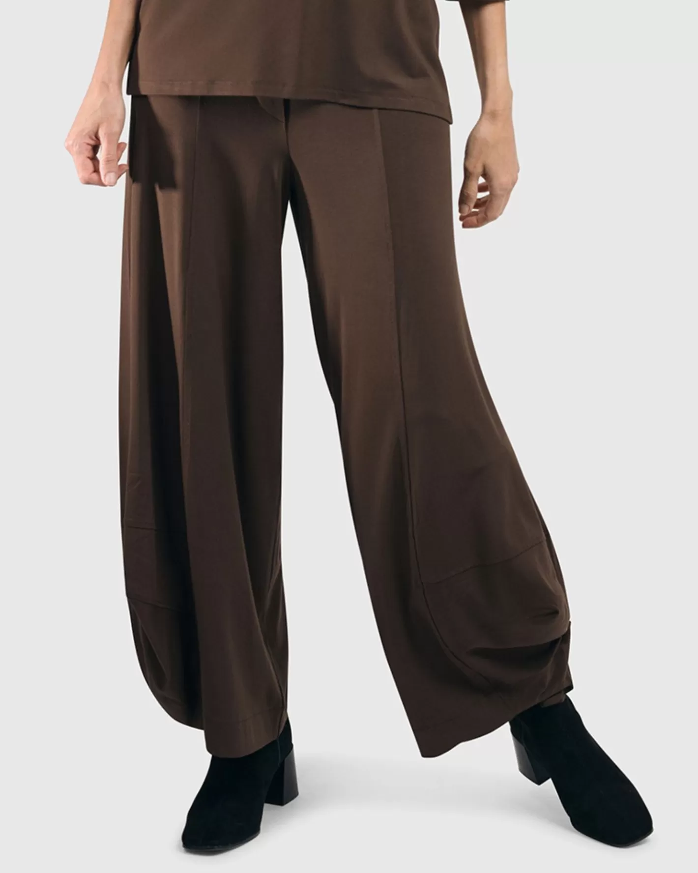 Essential Punto Pants, Tall, Coffee-ALEMBIKA Best Sale