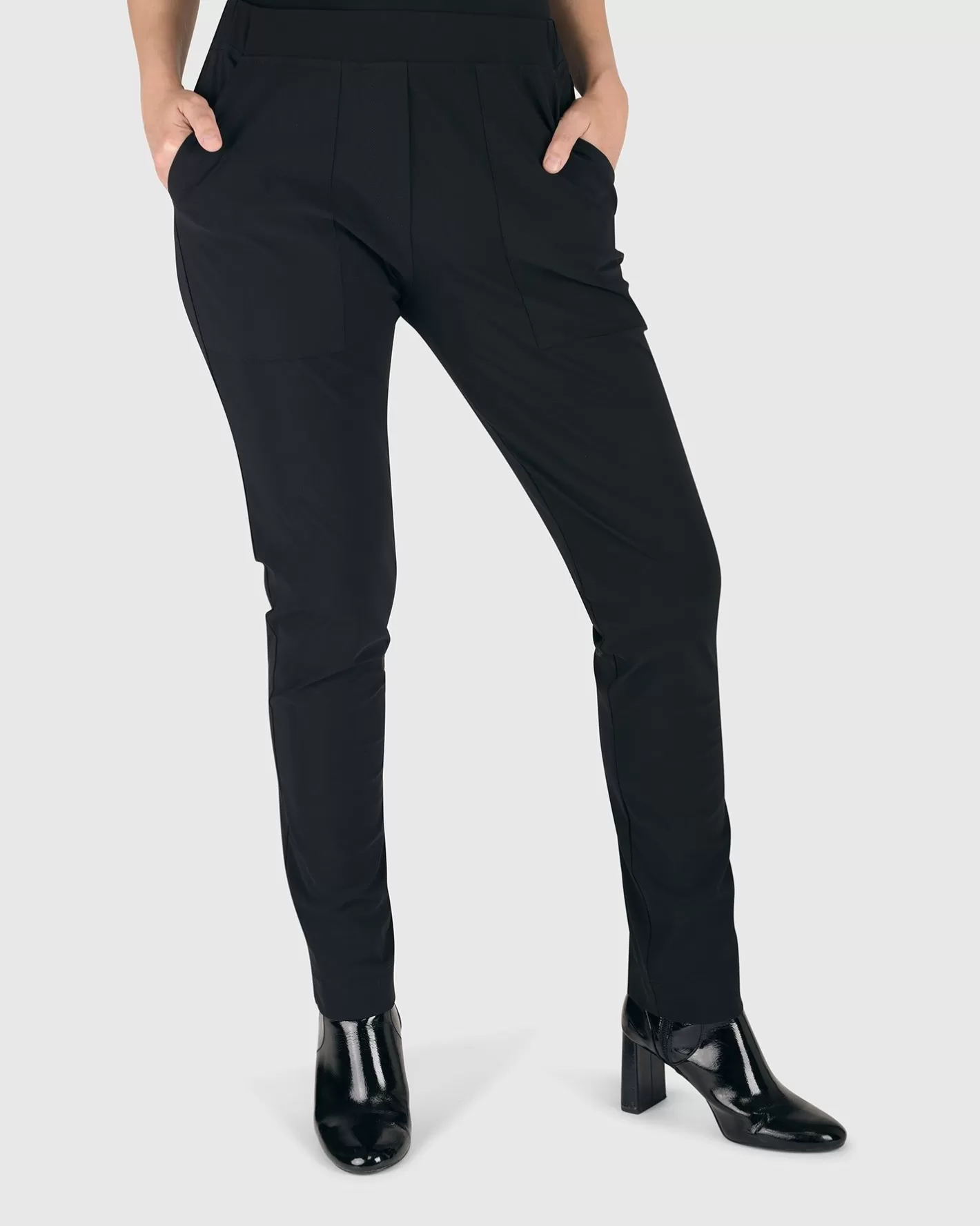 Essential Tekbika J-Pocket Slim Pants, Black-ALEMBIKA Hot