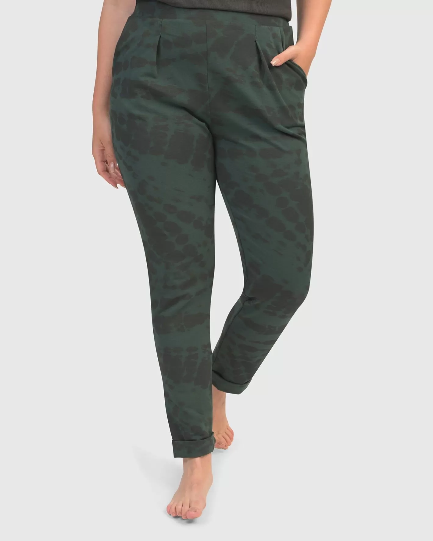 Exhale Jogger Pants, Forest Tie-Dye-ALEMBIKA Hot