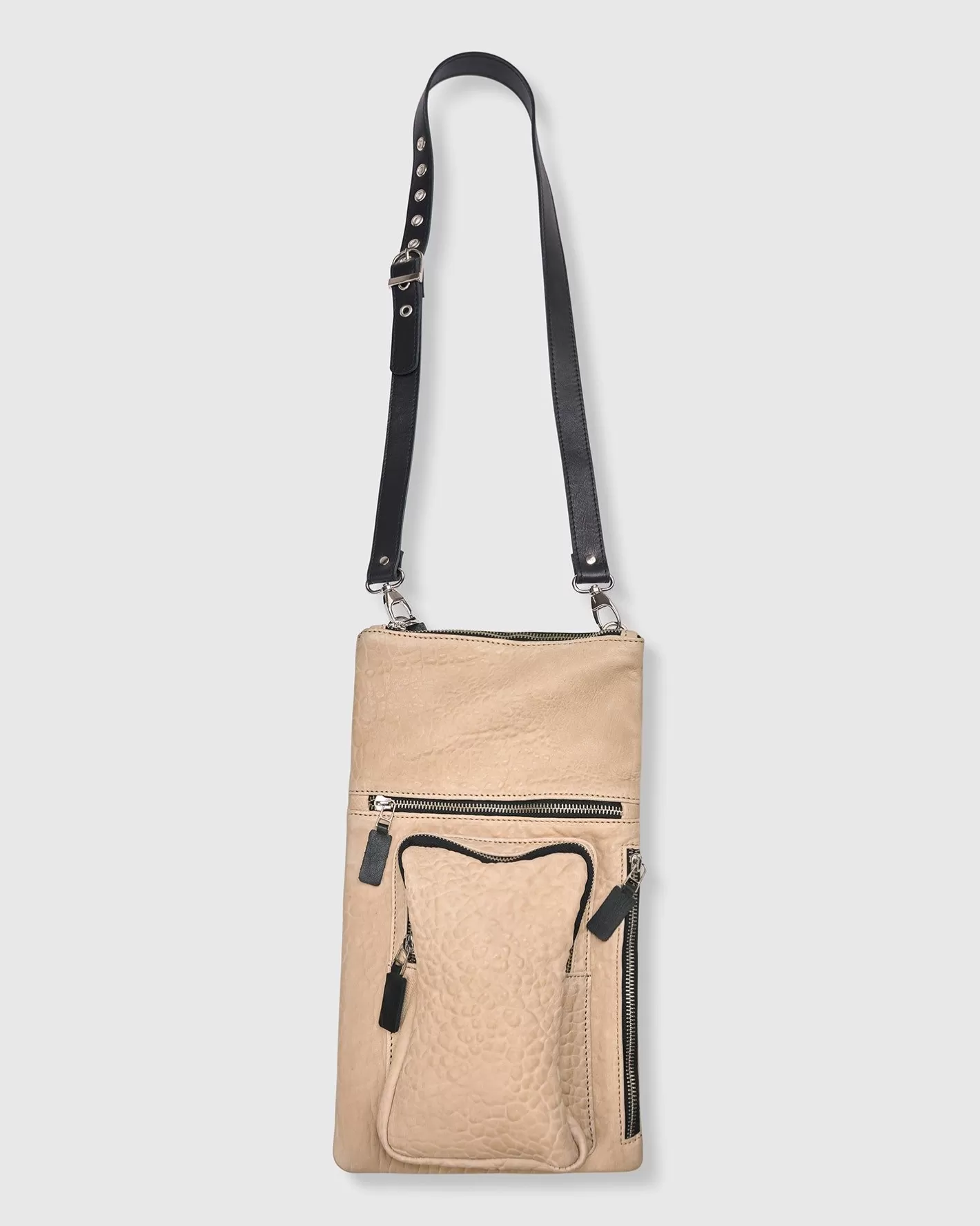 Flat Stash Pouch Bag, Nude-ALEMBIKA Hot