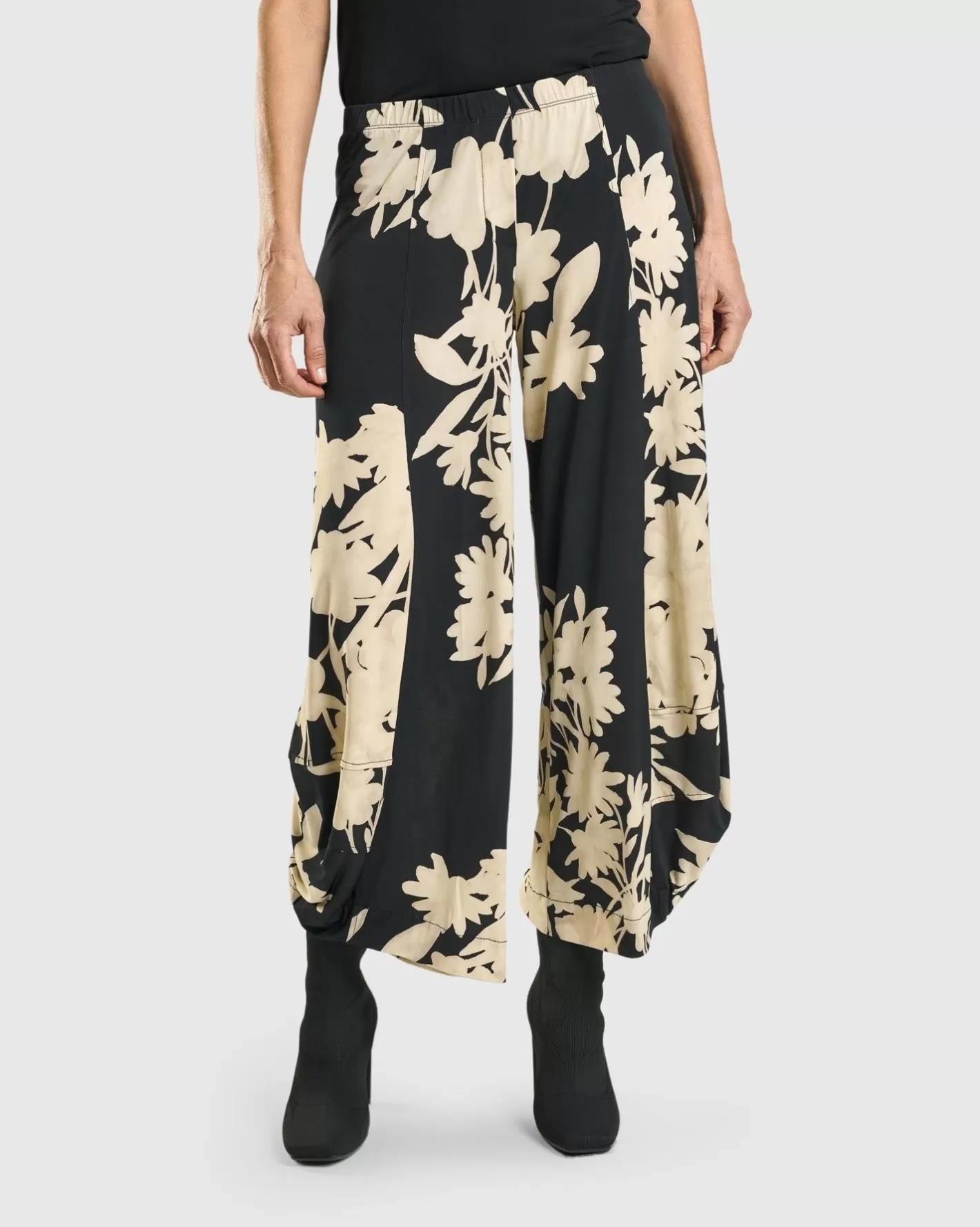 Frances Punto Pants, Floral-ALEMBIKA Best Sale