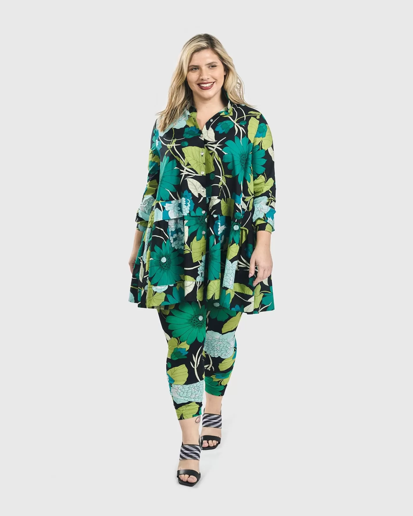 Getaway Tunic Blouse, Floral-ALEMBIKA Discount