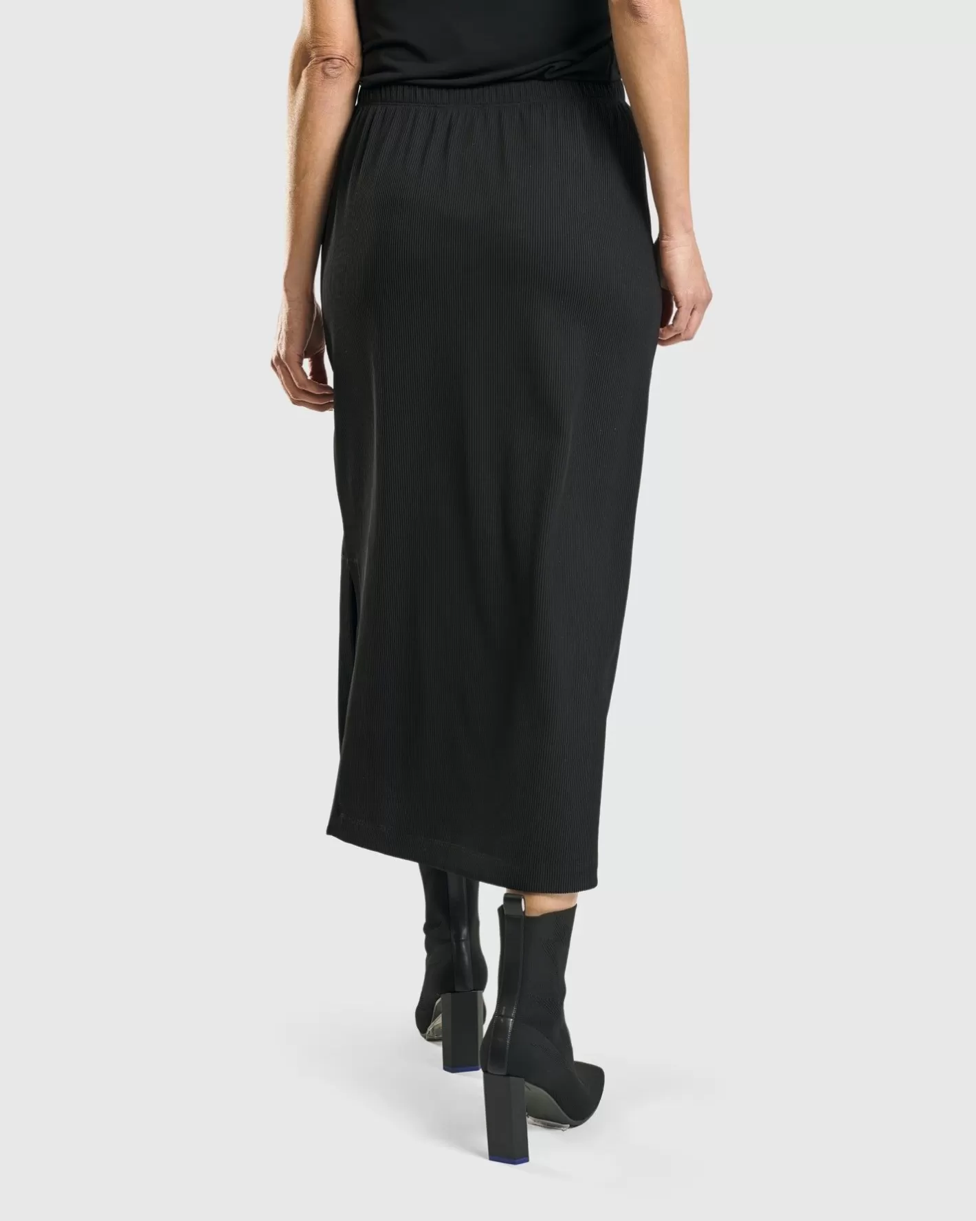 Goodfella Pencil Skirt, Black-ALEMBIKA Shop