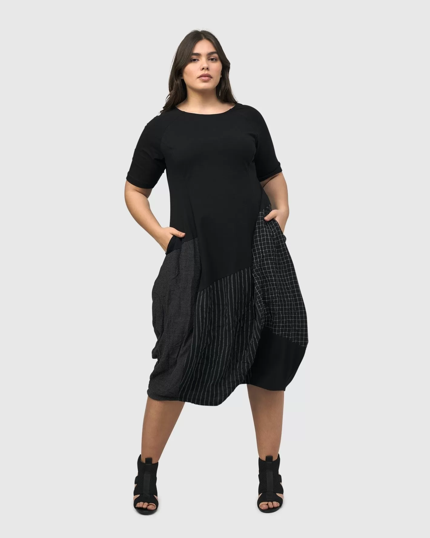 Hera T-Shirt Cocoon Dress, Mix-ALEMBIKA Sale