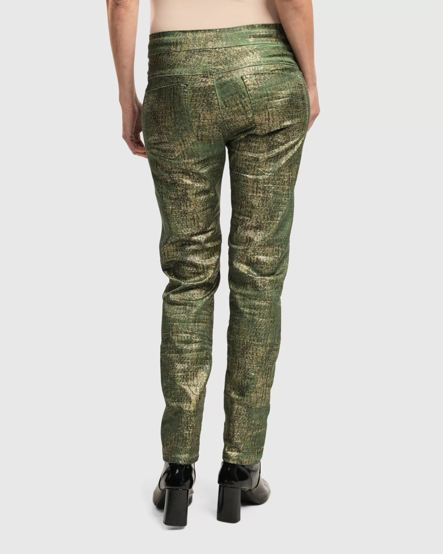 Iconic Jeans Desires, Green-ALEMBIKA New