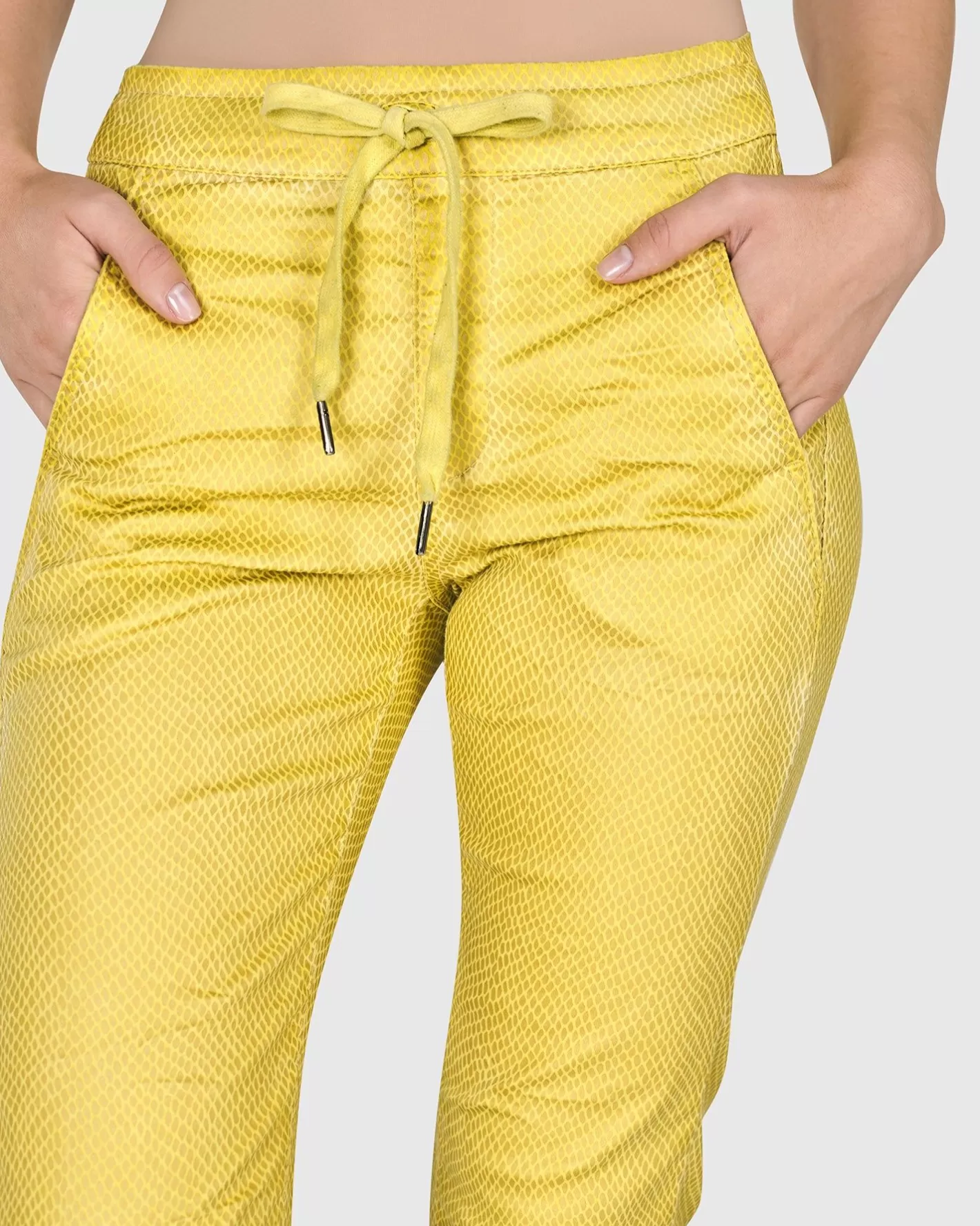 Iconic Stretch Jeans, Honey Snake-ALEMBIKA New