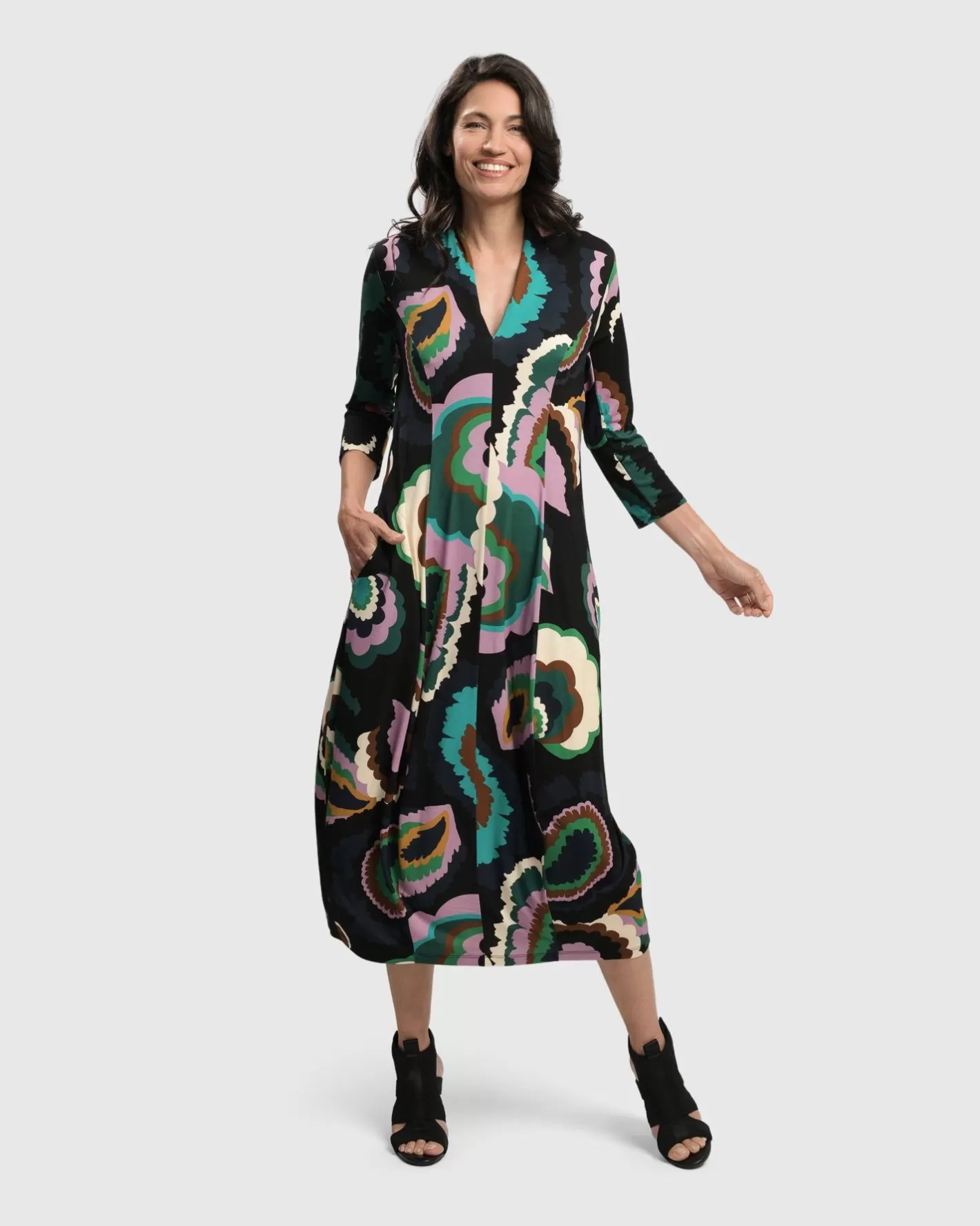 Intermezzo Cocoon Dress-ALEMBIKA Sale