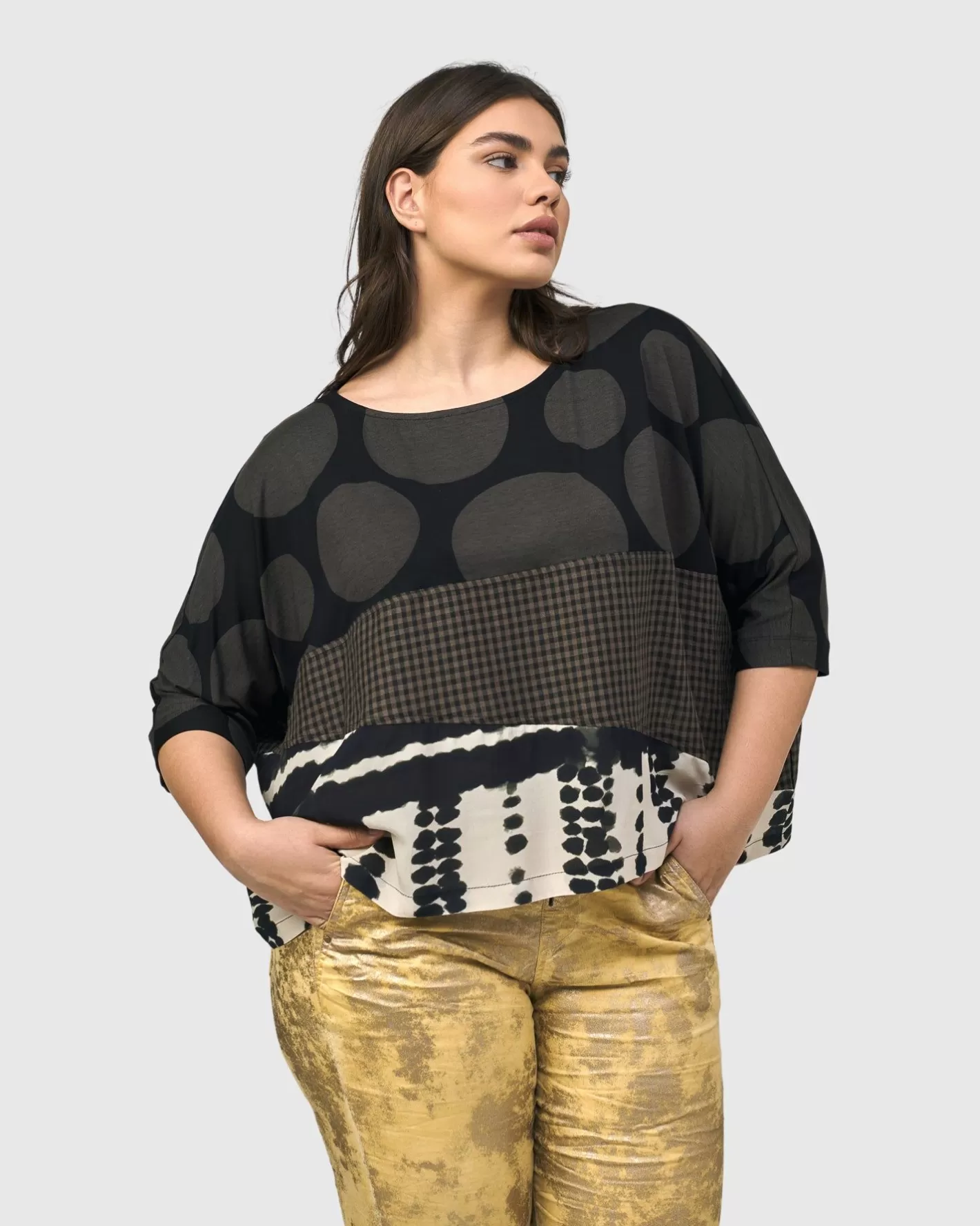 Izma Boxy Tee, Savanna-ALEMBIKA Outlet