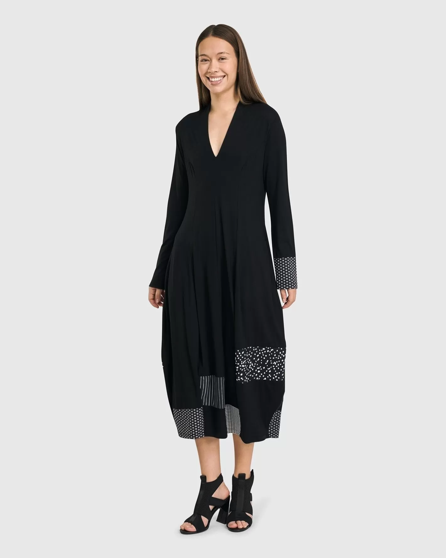 Josie Cocoon Dress, Mono-ALEMBIKA Best Sale