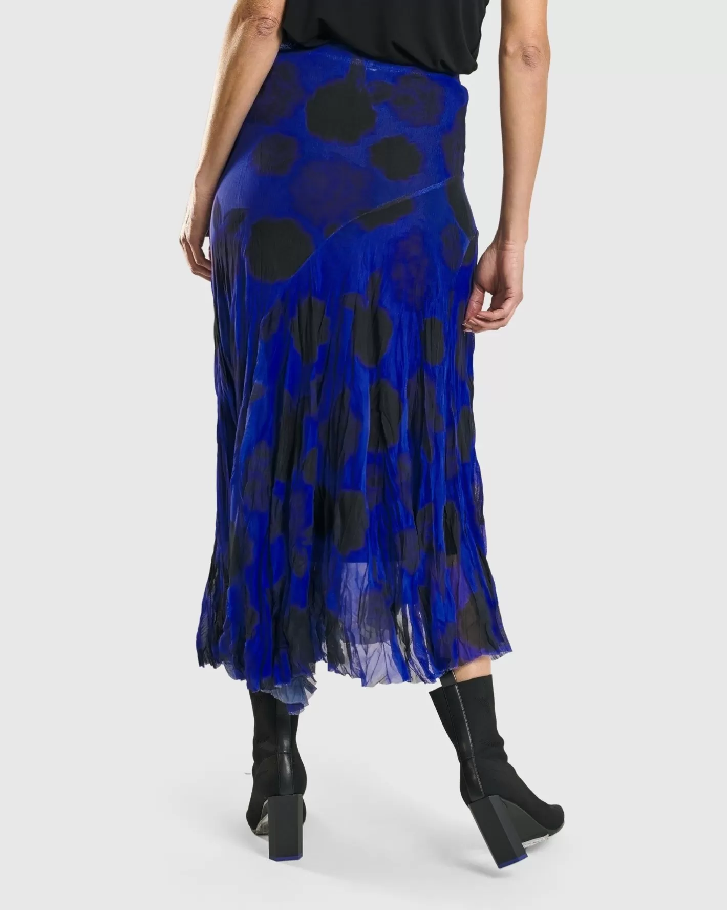 Kusama Swing Skirt, Royal-ALEMBIKA Shop