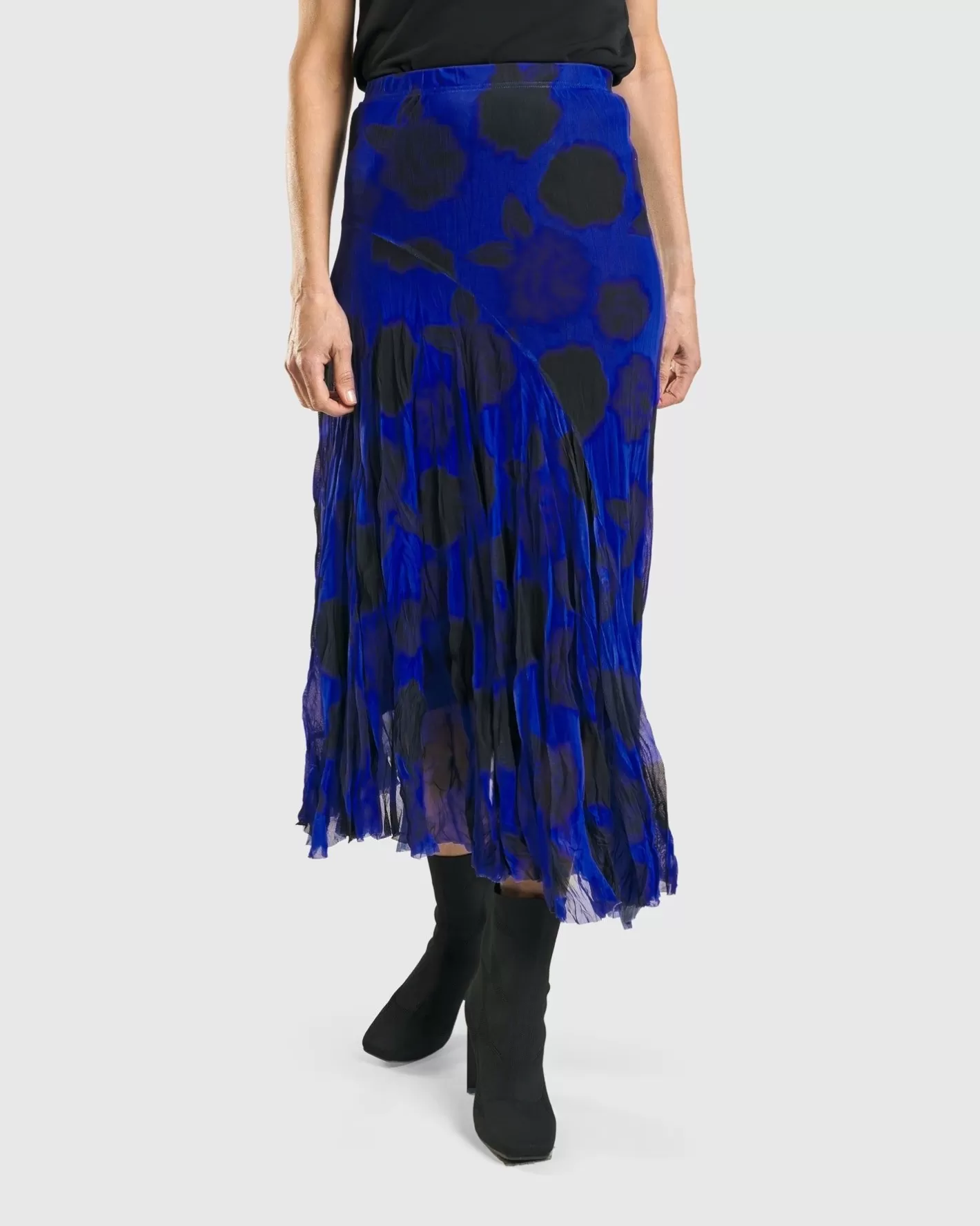 Kusama Swing Skirt, Royal-ALEMBIKA Store