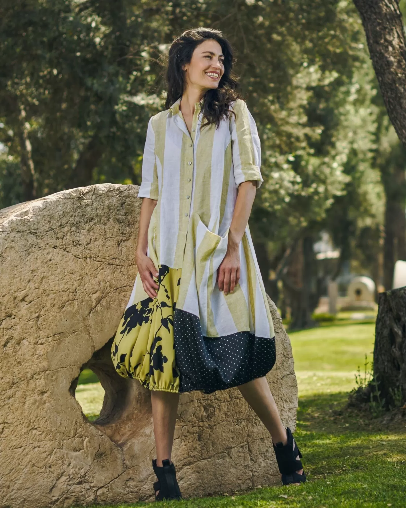 Limoncello Wonderful Dress, Mix-ALEMBIKA Flash Sale