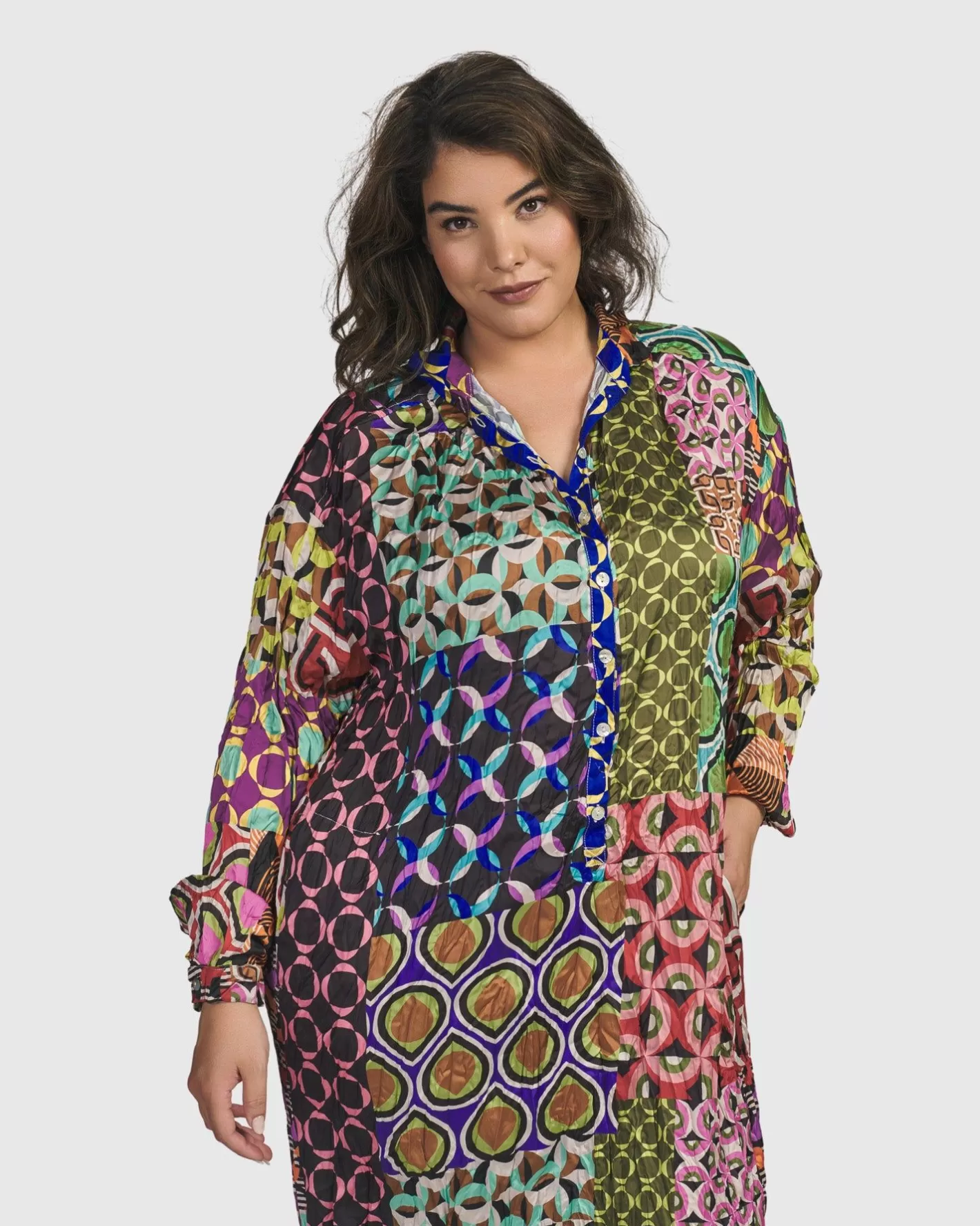 Lucy Kaleidoscope Maxi Dress-ALEMBIKA Clearance