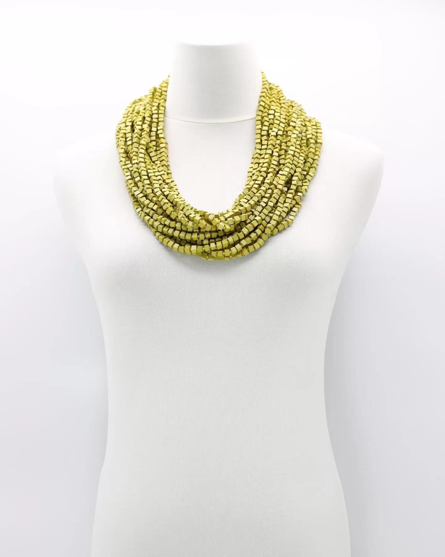 Next Pashmina Necklace, Lime-ALEMBIKA Best