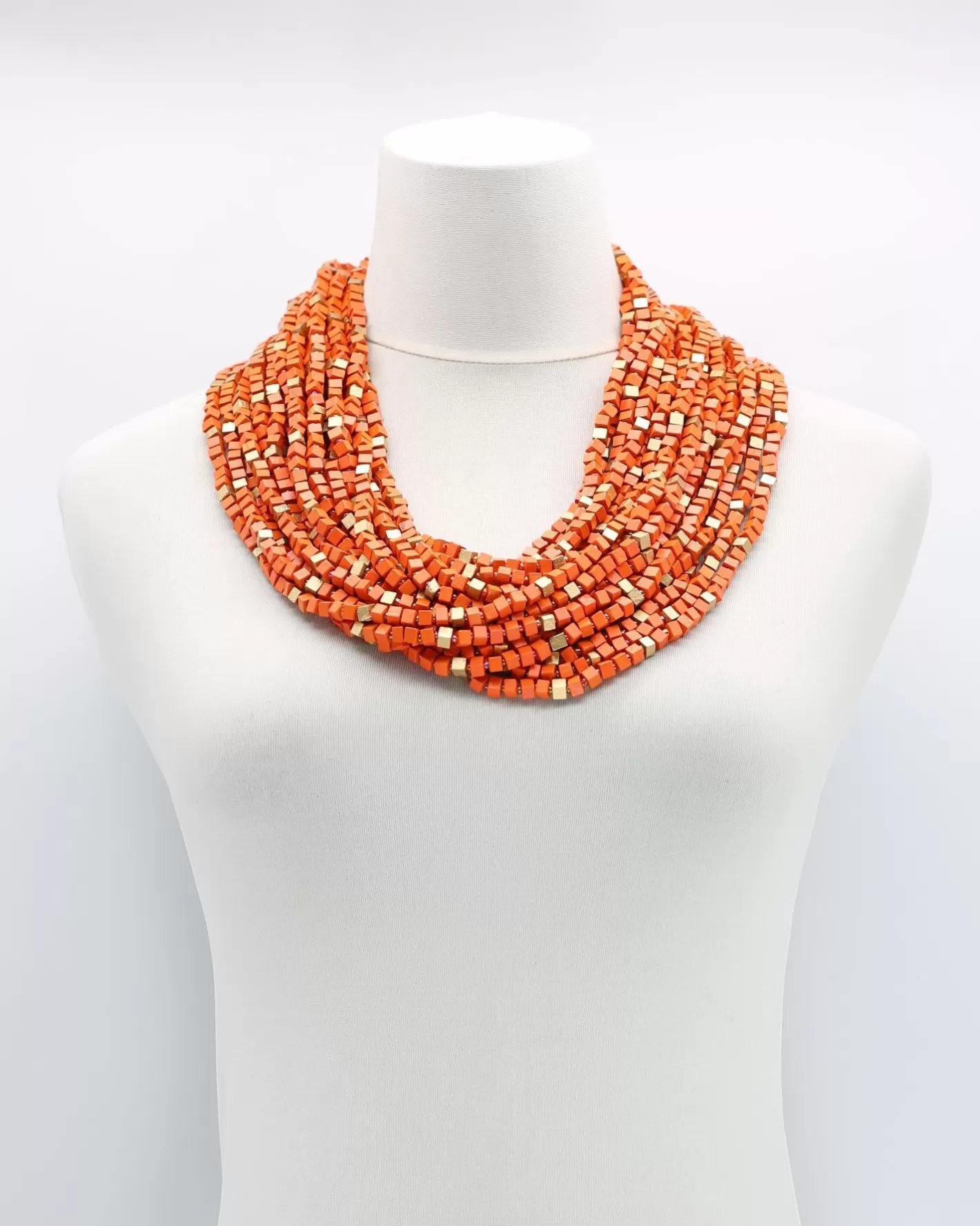 Next Pashmina Necklace, Orange-ALEMBIKA Discount