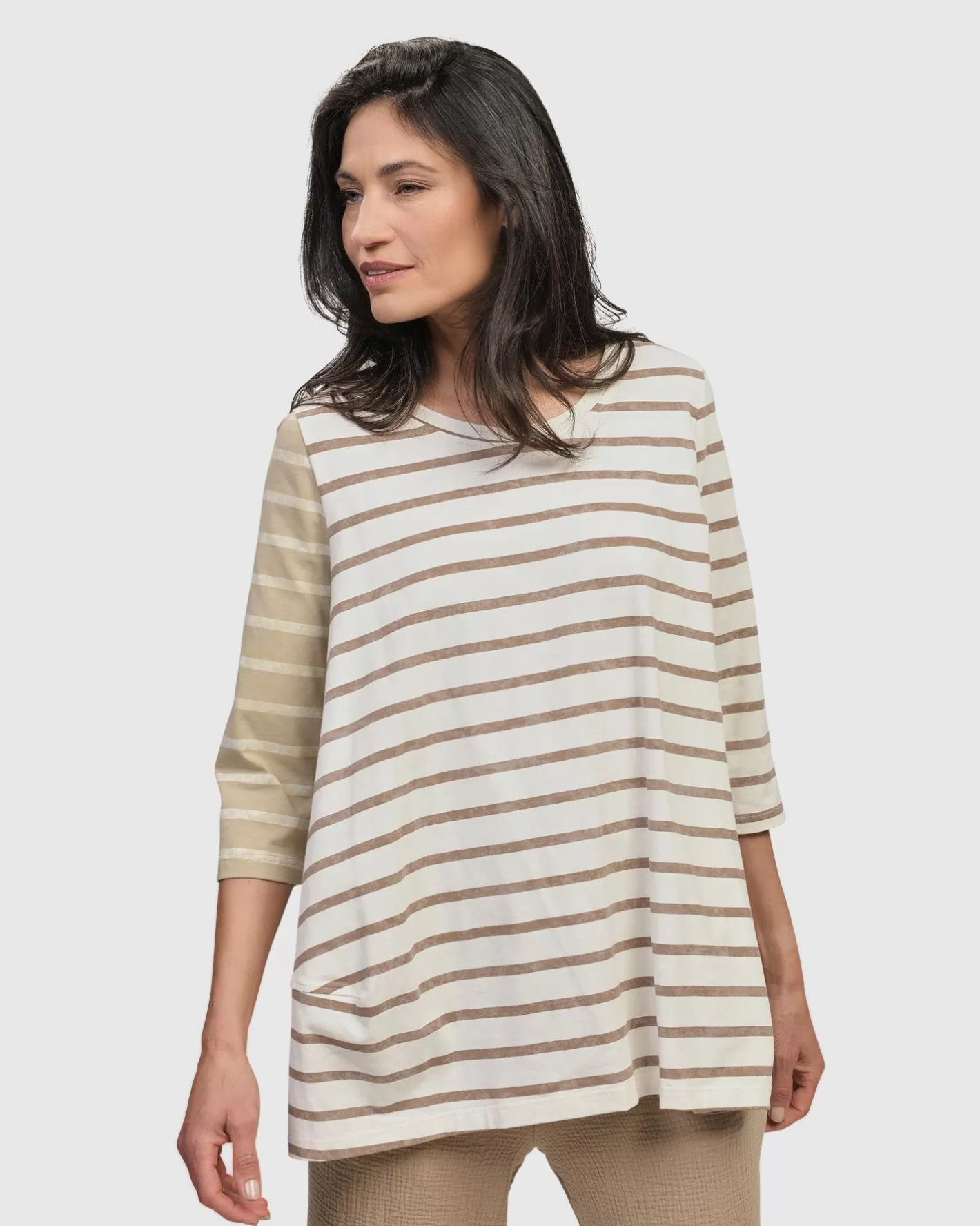 Oasis Bell Top, Cream-ALEMBIKA Flash Sale