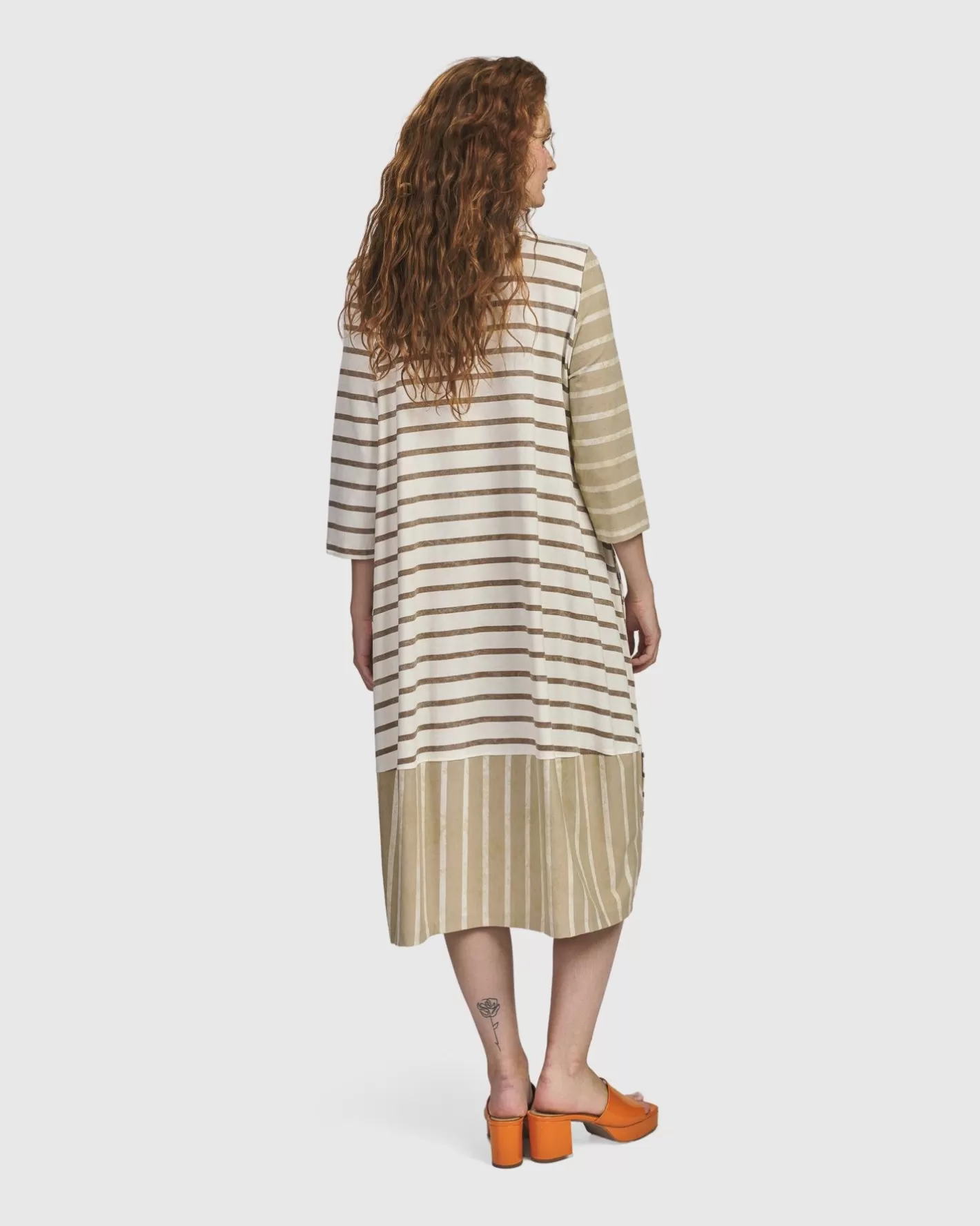 Oasis Caftan Dress, Cream-ALEMBIKA Cheap