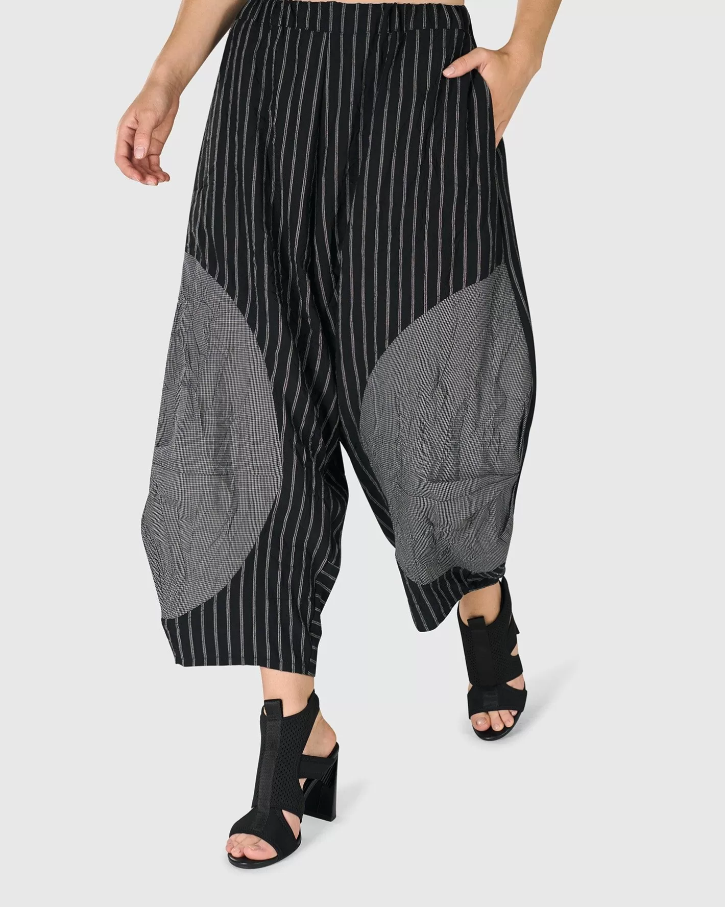 Olympus Pants, Stripes-ALEMBIKA Shop