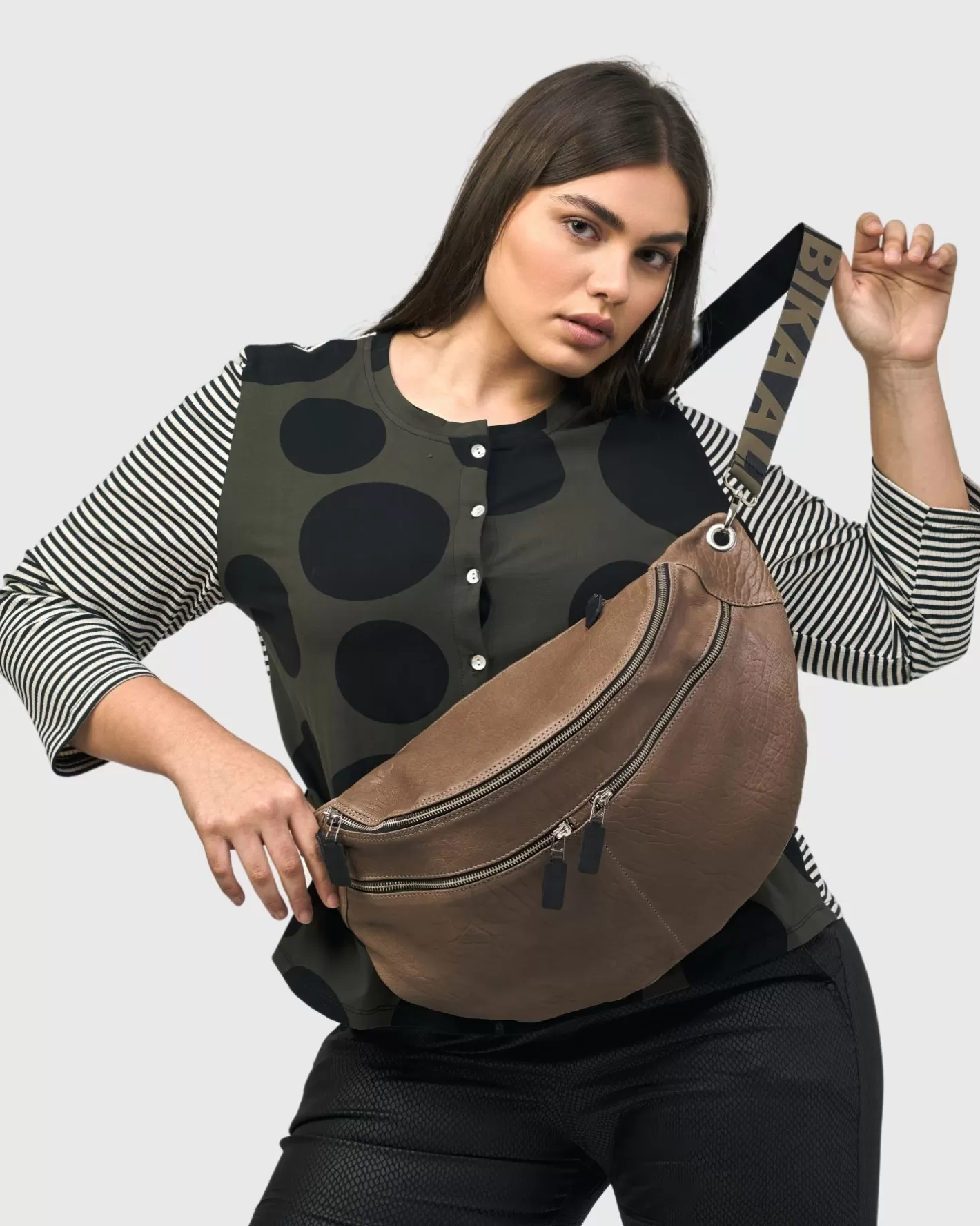 On-The-Go Large Sling Bag, Wood-ALEMBIKA Clearance