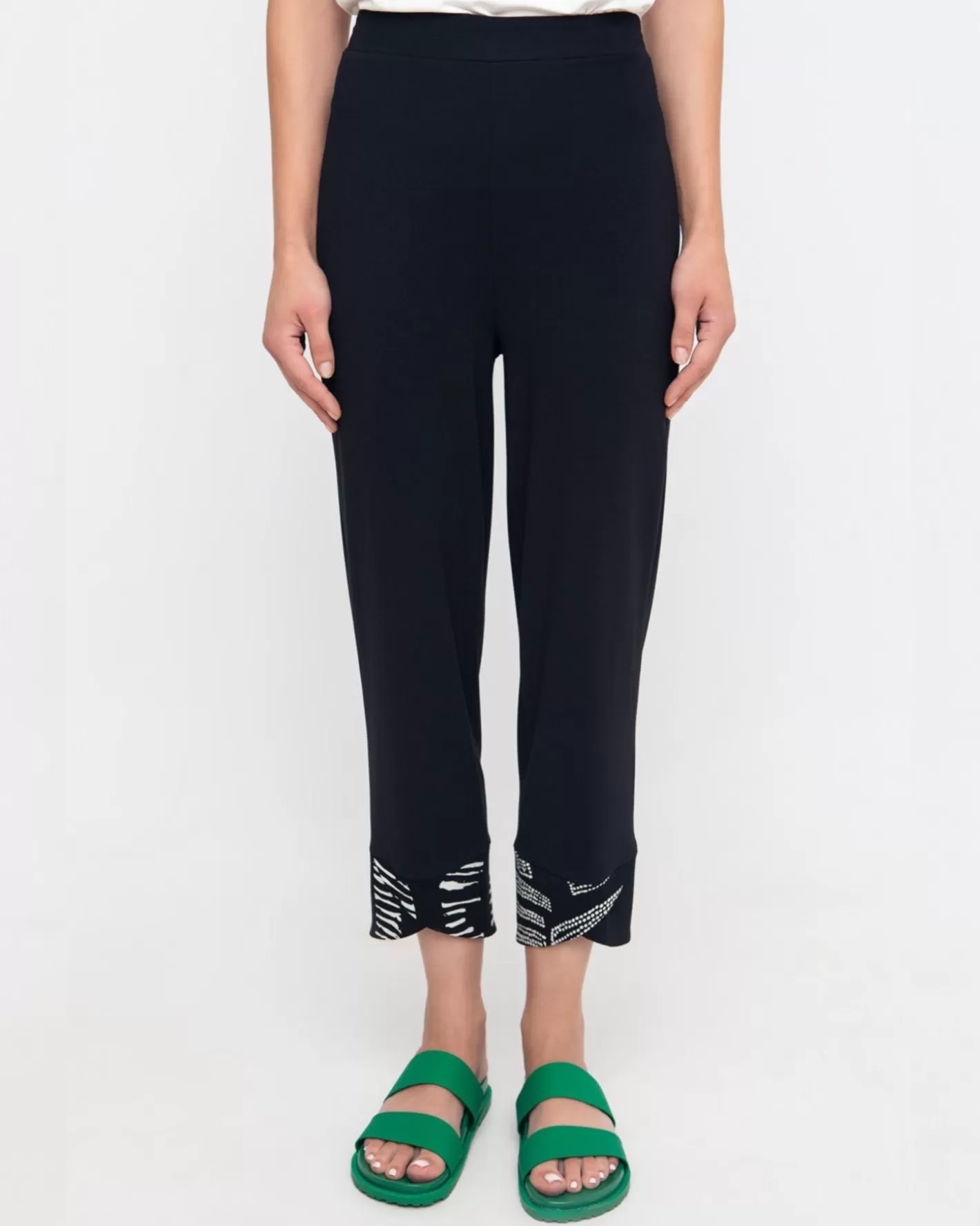 Ozai N Ku Bliss Slim Pants, Black-ALEMBIKA Best Sale