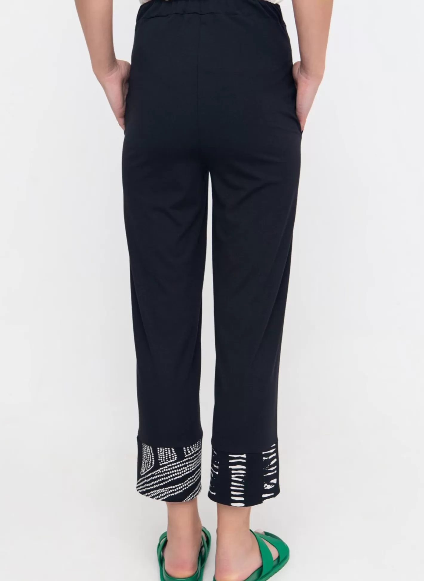 Ozai N Ku Bliss Slim Pants, Black-ALEMBIKA Best Sale