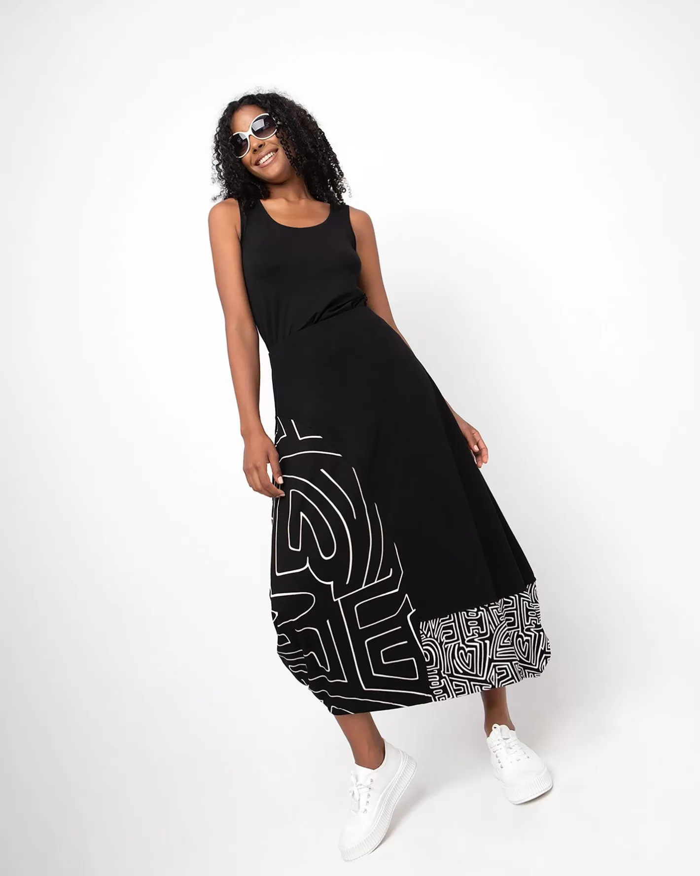 Ozai N Ku Haring Midi Skirt, Mitos-ALEMBIKA Shop