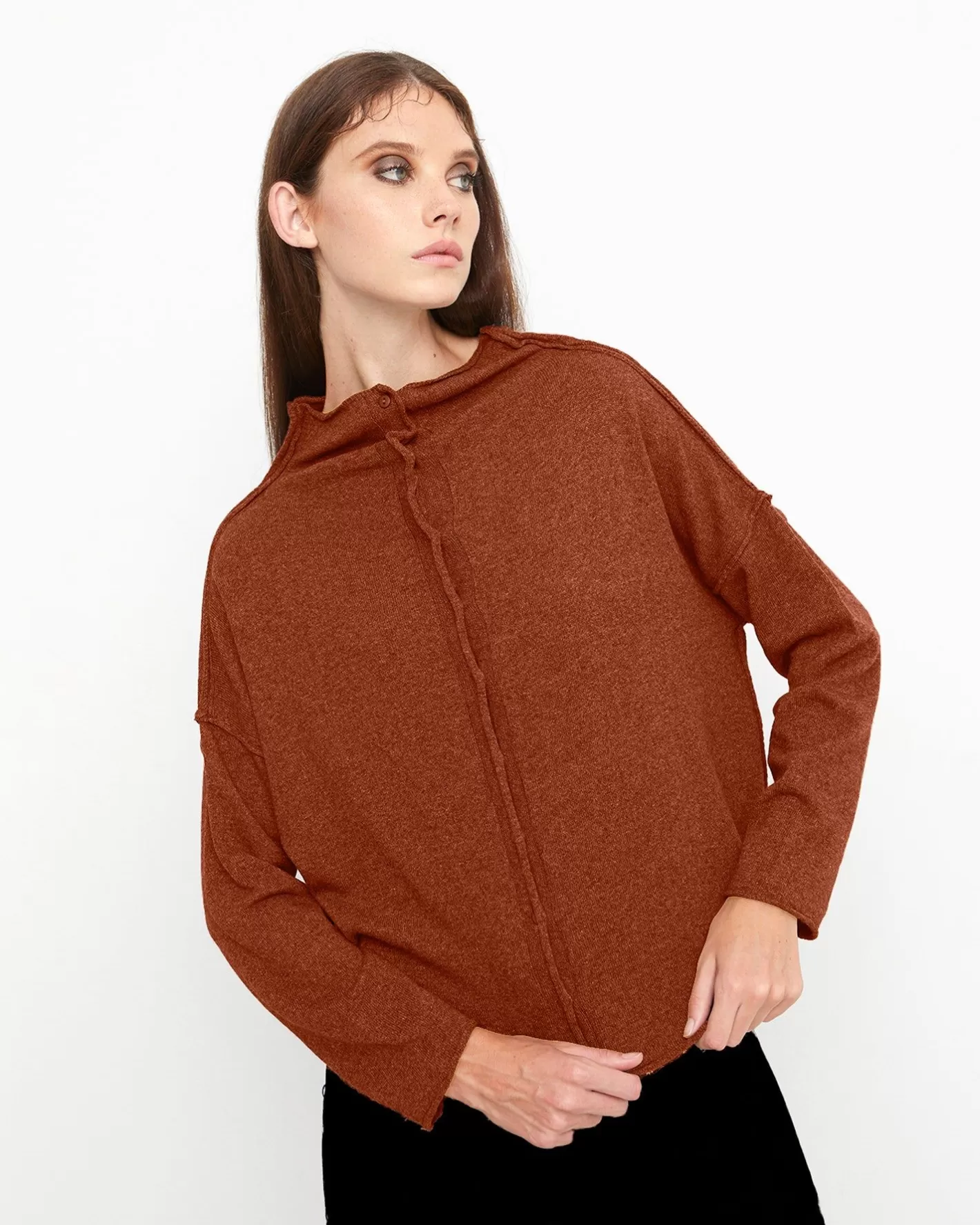 Ozai N Ku Idealist Cardigan, Rust-ALEMBIKA Outlet