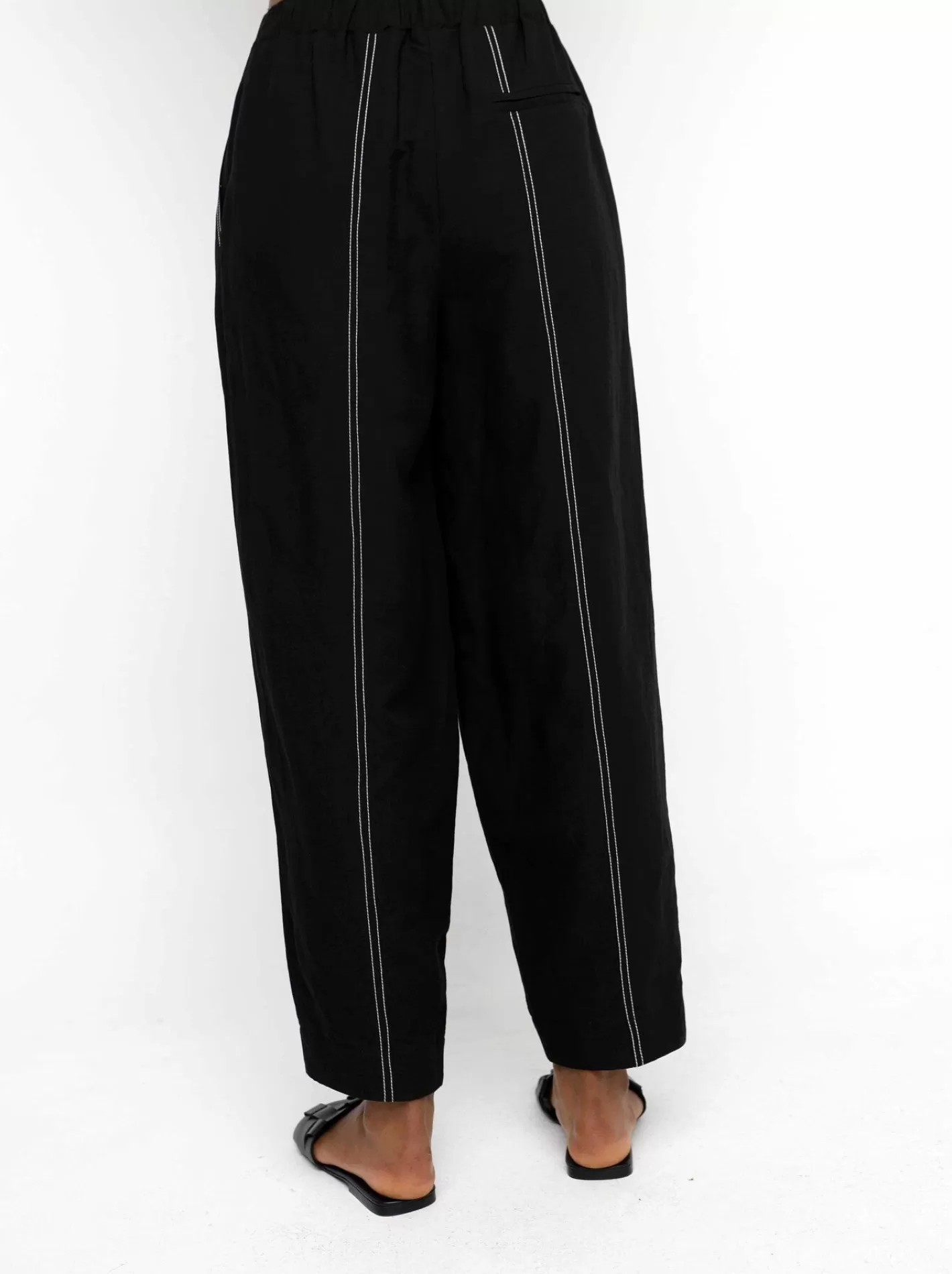 Ozai N Ku Nightfall Trousers, Black-ALEMBIKA Cheap