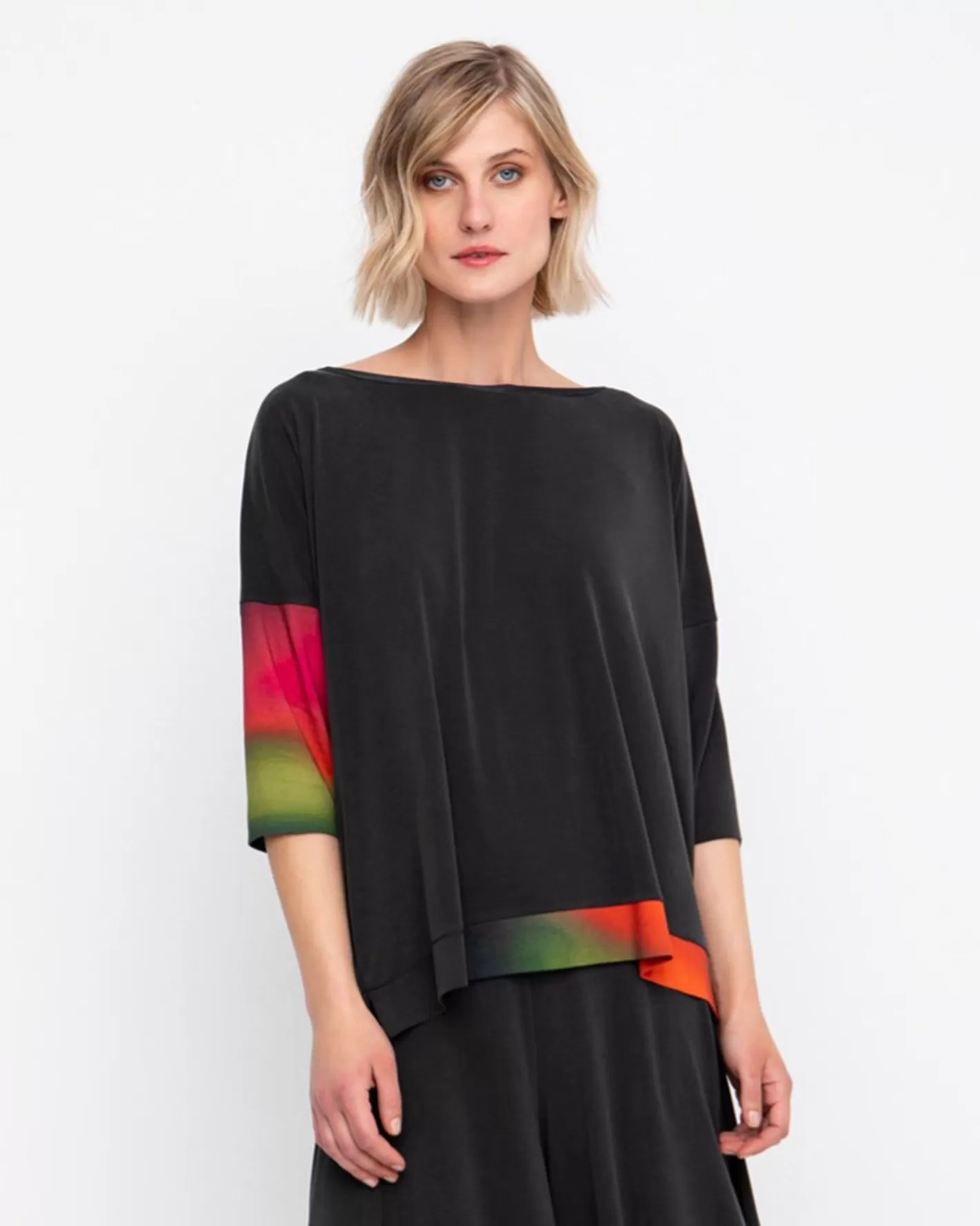 Ozai N Ku Northern Lights Boxy Top, Fall-ALEMBIKA Best Sale