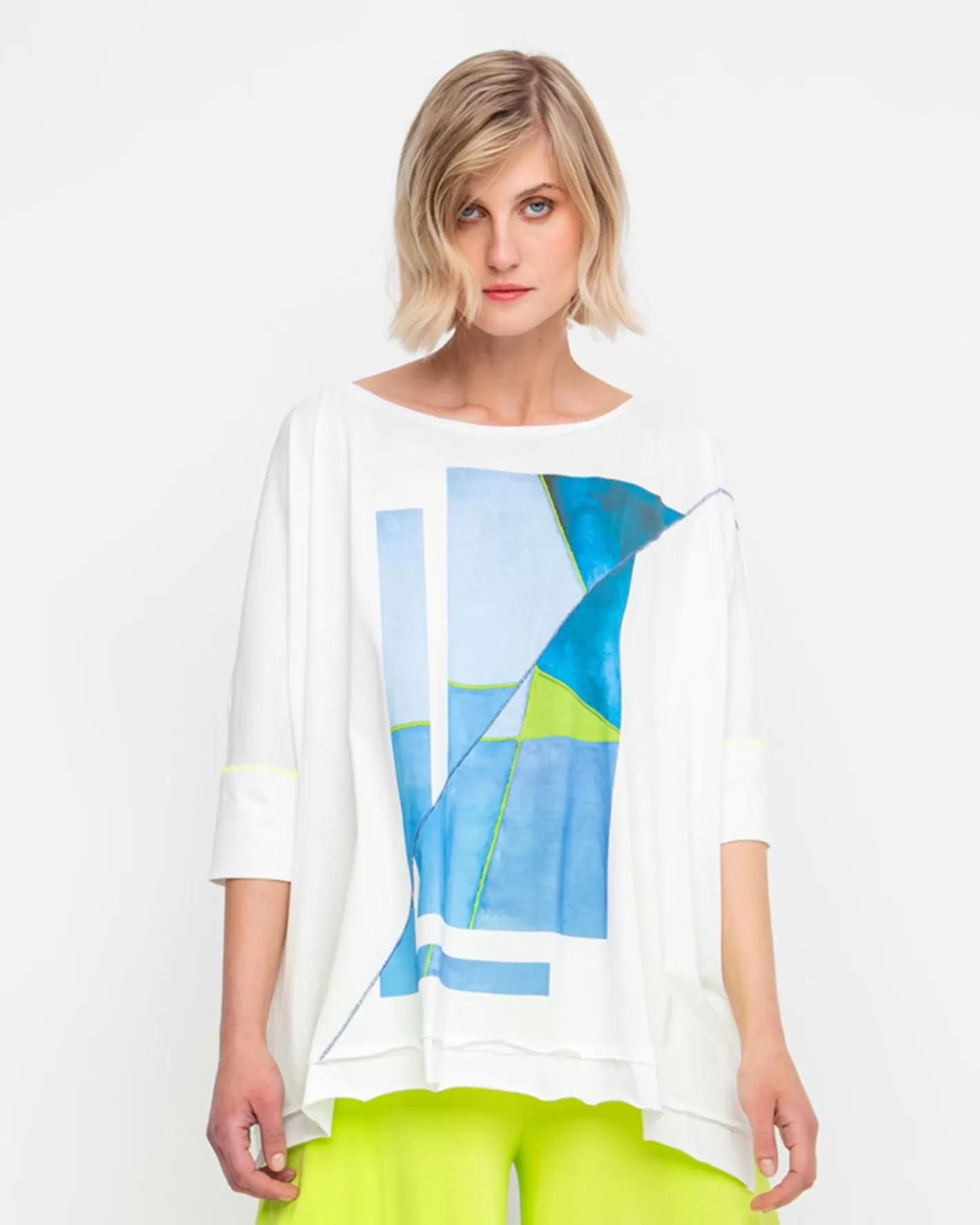 Ozai N Ku Oversized Tee, Seaview-ALEMBIKA Flash Sale