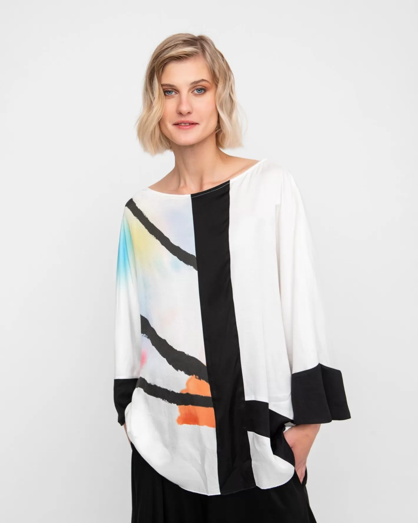 Ozai N Ku Paradise Tunic Top, Mirage-ALEMBIKA Outlet